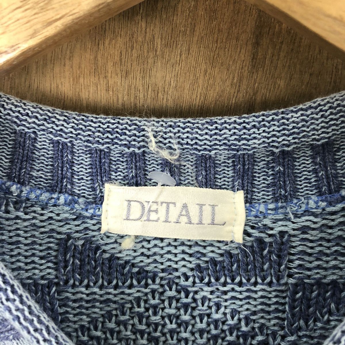 Aran Isles Knitwear Detail Blue Cardigan Knitwear vintage #6238 Size US M / EU 48-50 / 2 - 5 Thumbnail