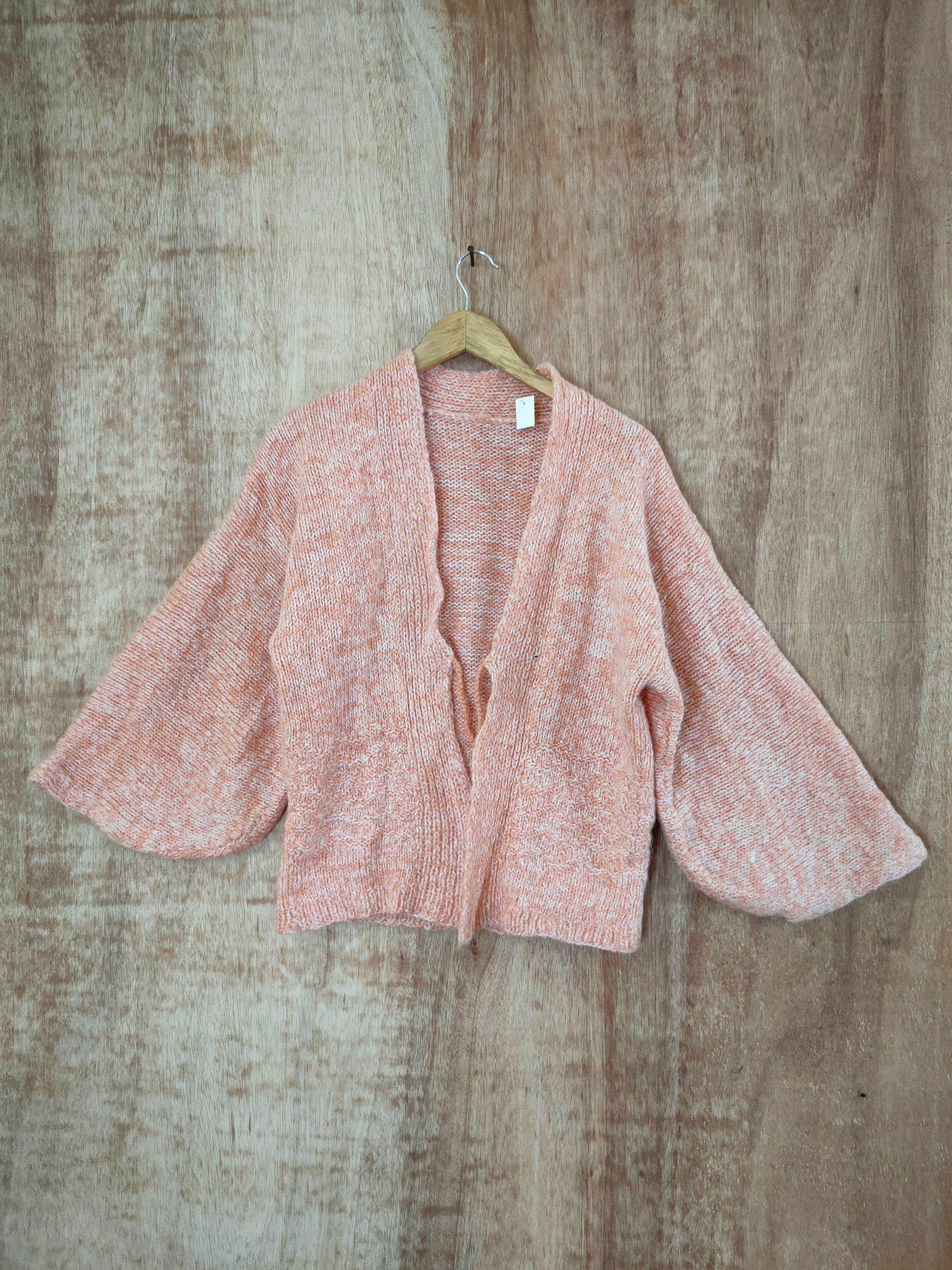 Japanese Brand Cardigan japan kimono knitwear handmade #46-580 Size M / US 6-8 / IT 42-44 - 1 Thumbnail