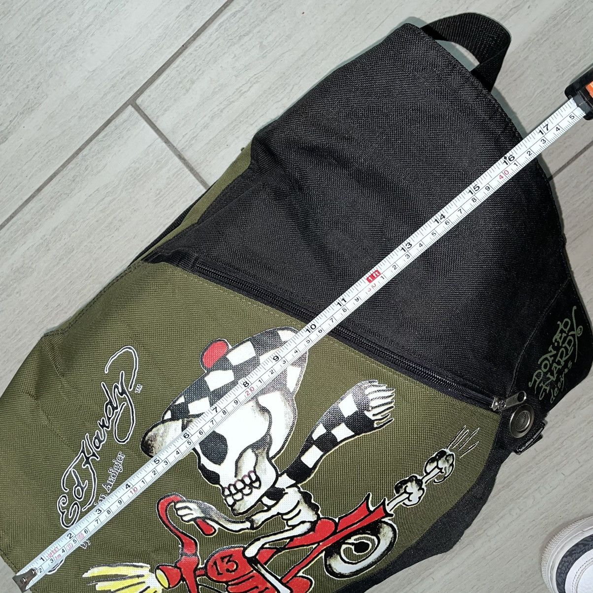 Christian Audigier × Ed Hardy × Vintage Vintage Ed Hardy 13 Side Bag Size ONE SIZE - 3 Thumbnail