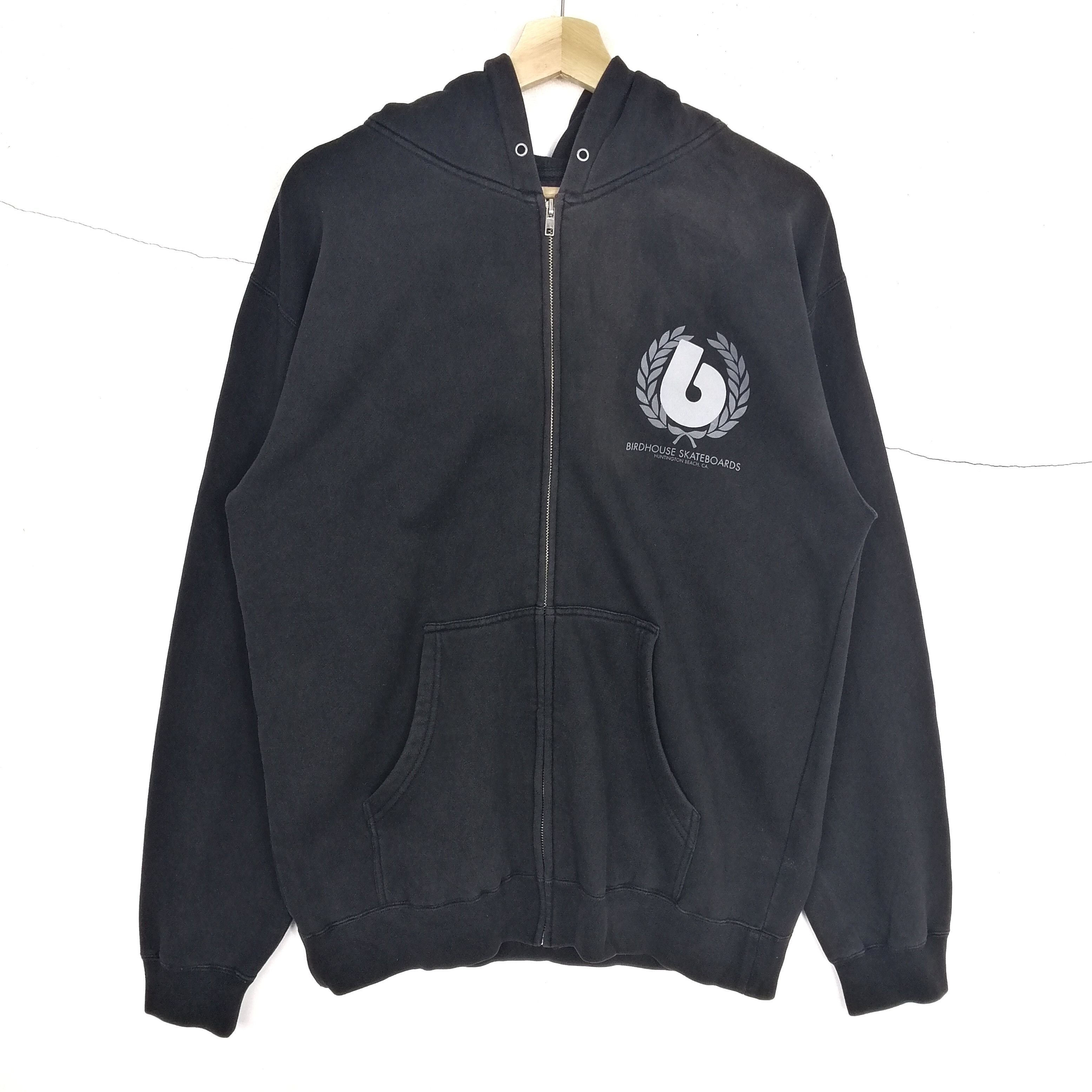 Santa Cruz Skateboards × Tony Hawk × Vintage 🔥Vintage Birdhouse Skateboards distressed colour hoodie Size US S / EU 44-46 / 1 - 1 Thumbnail