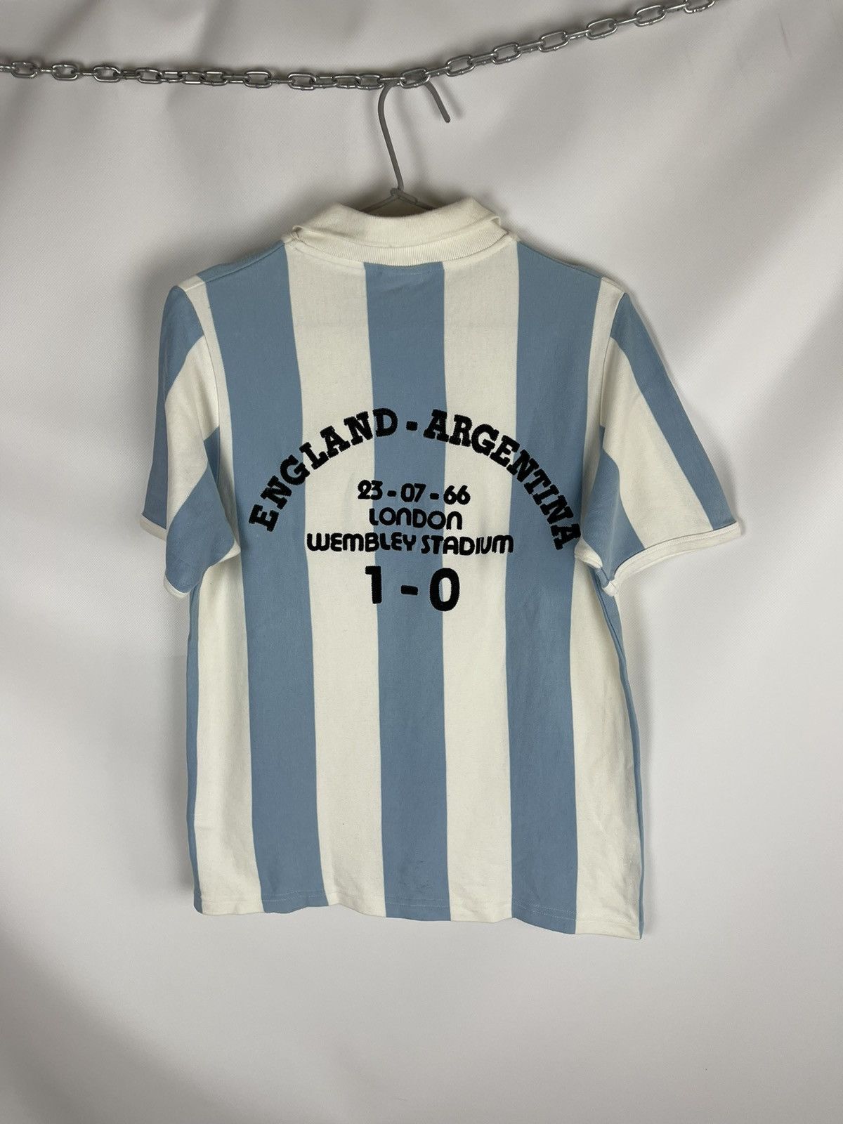Umbro Umbro Argentina vintage 90s 1966 stadium match home soccer Size US L / EU 52-54 / 3 - 9 Thumbnail