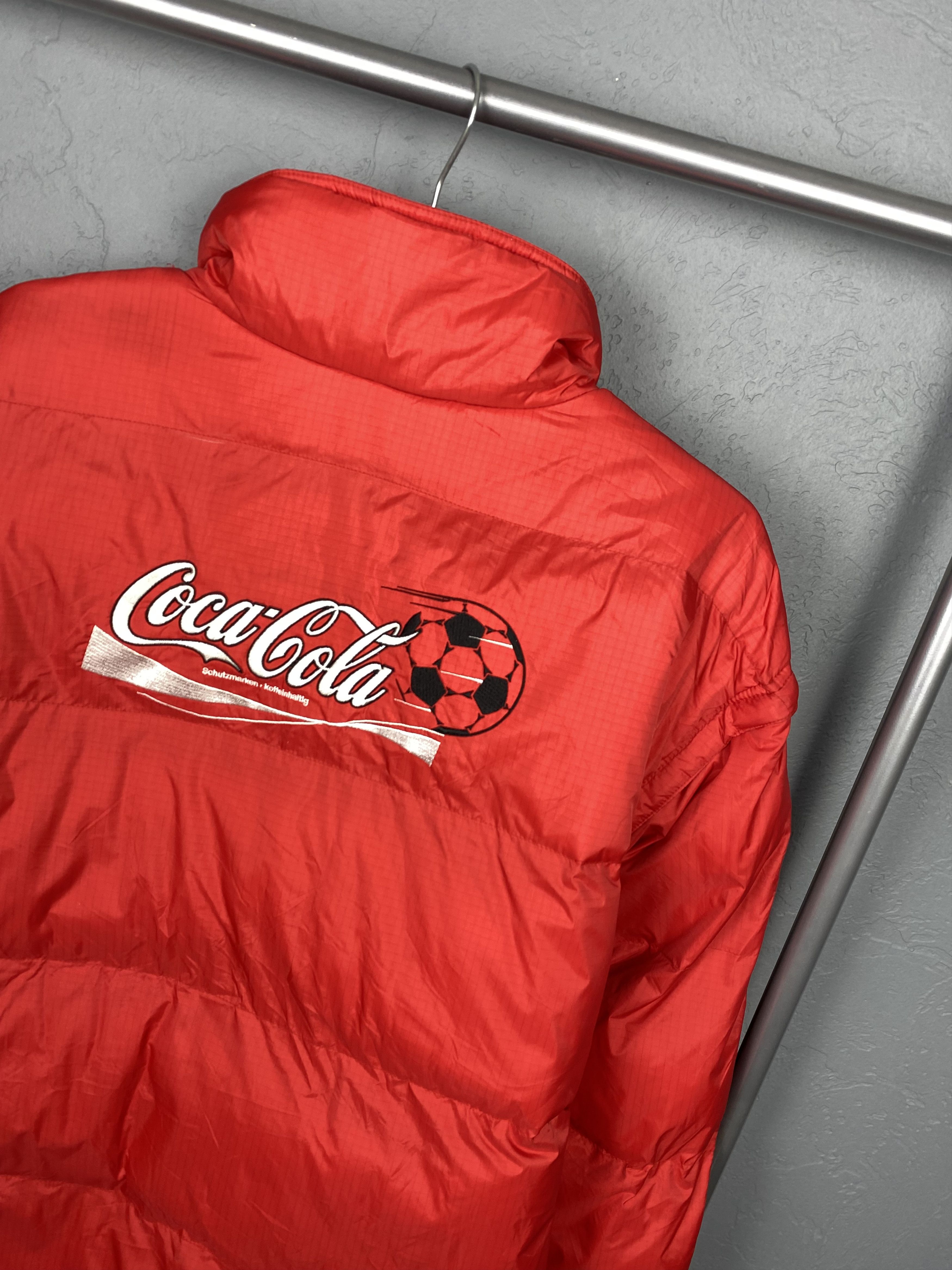 Coca Cola Coca Cola 90s Vintage Mens Puffer Jacket VEST Size US XL / EU 56 / 4 - 9 Thumbnail