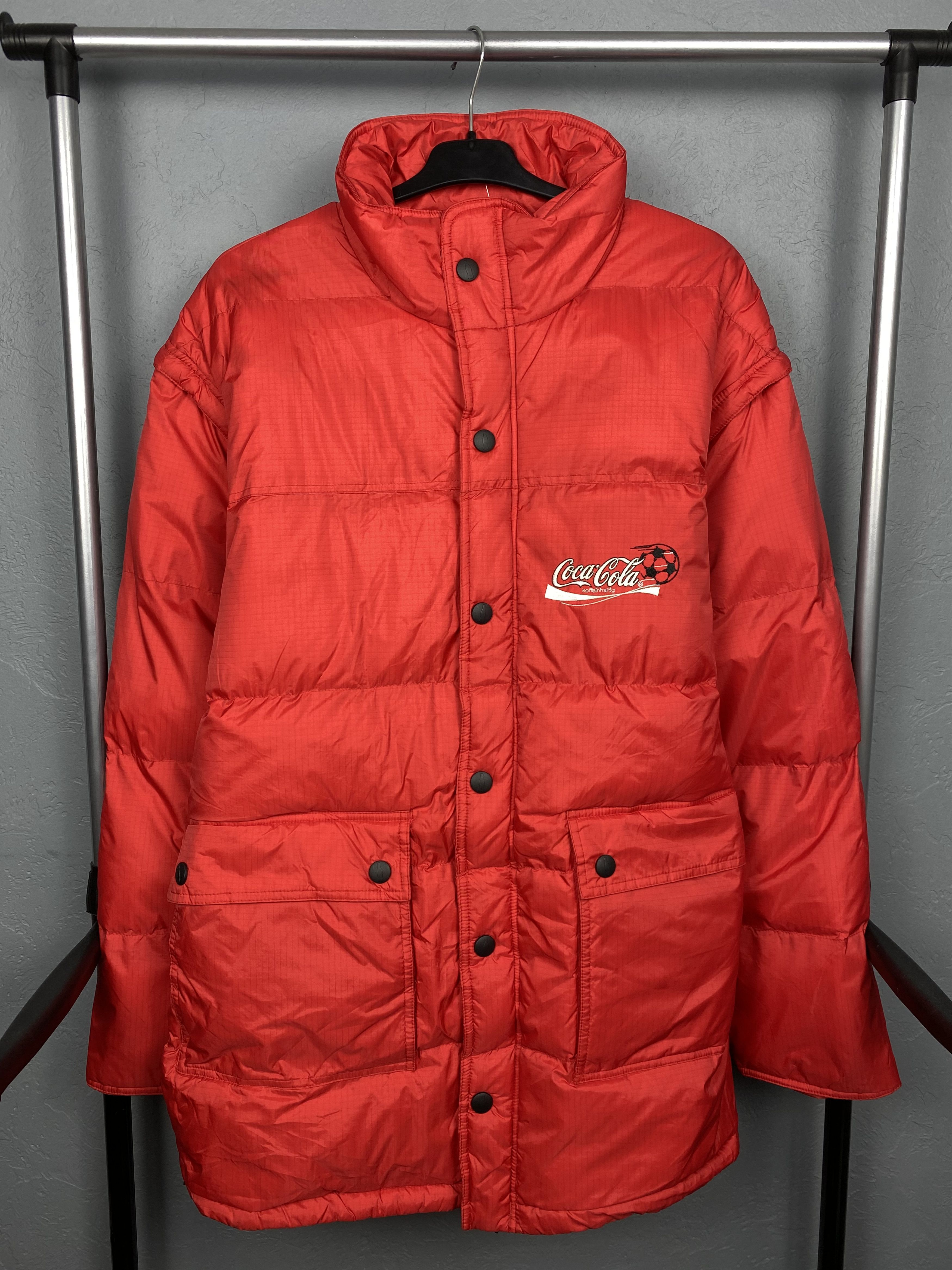 Coca Cola Coca Cola 90s Vintage Mens Puffer Jacket VEST Size US XL / EU 56 / 4 - 1 Thumbnail