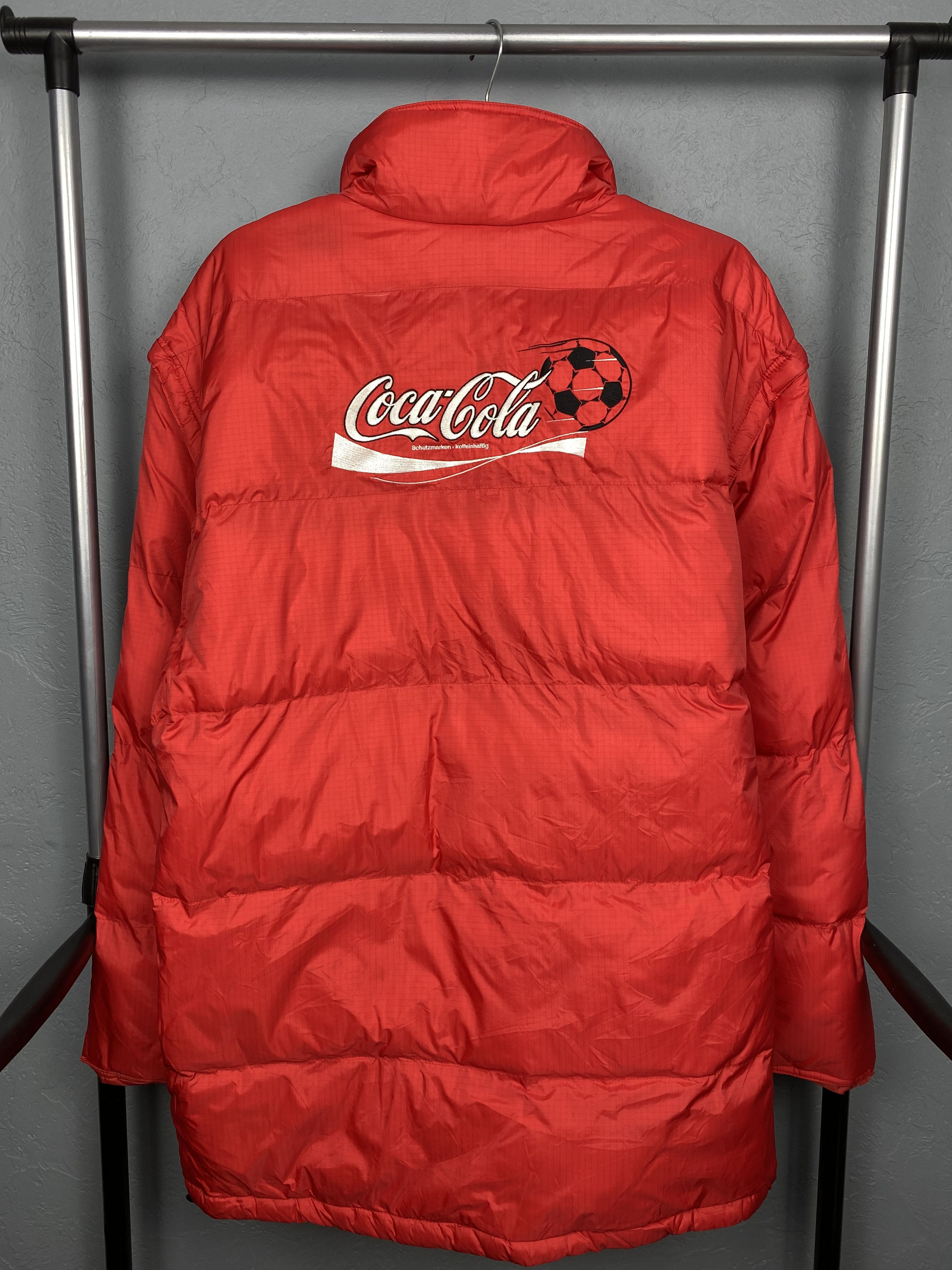Coca Cola Coca Cola 90s Vintage Mens Puffer Jacket VEST Size US XL / EU 56 / 4 - 8 Thumbnail