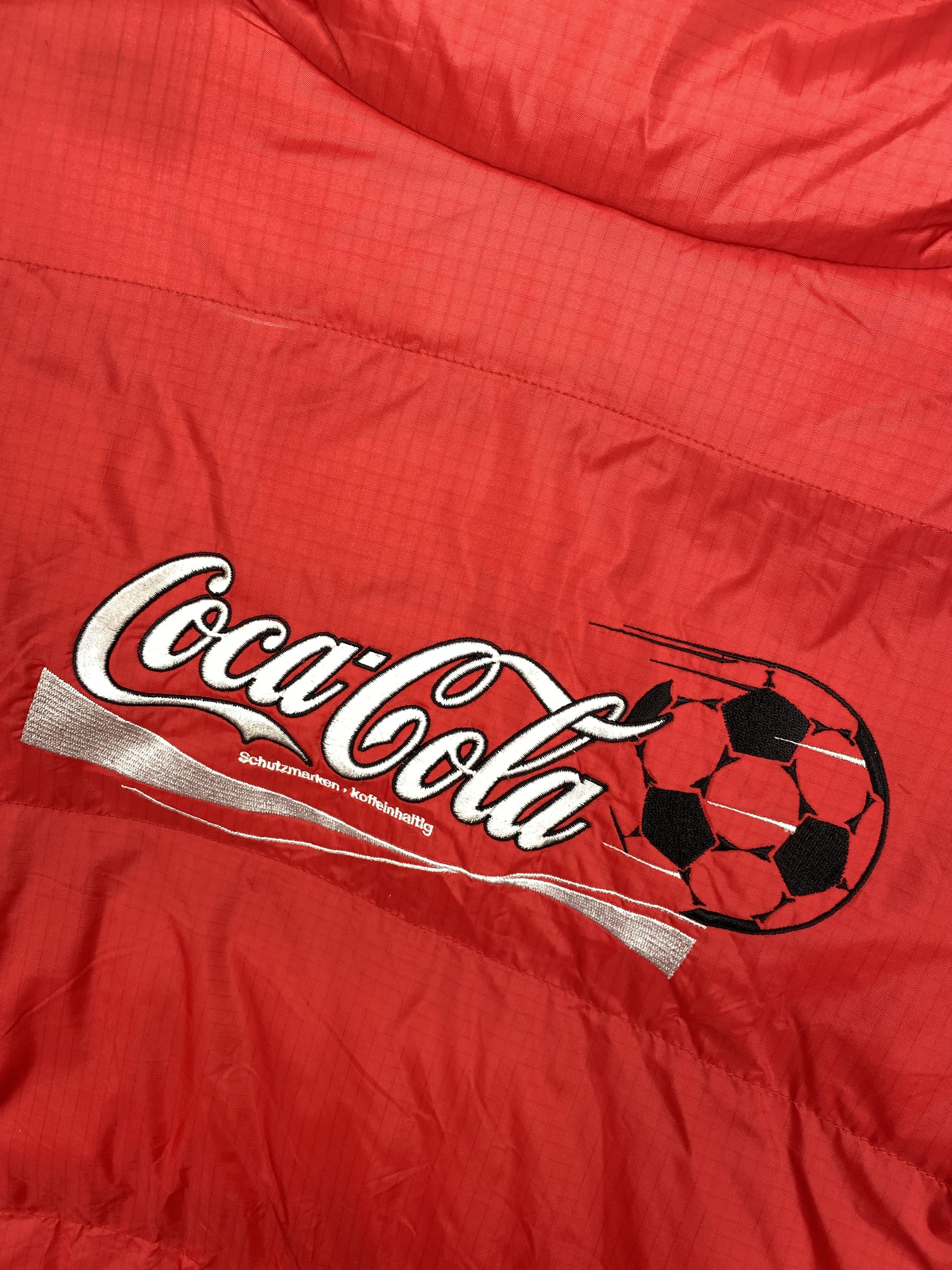 Coca Cola Coca Cola 90s Vintage Mens Puffer Jacket VEST Size US XL / EU 56 / 4 - 10 Thumbnail