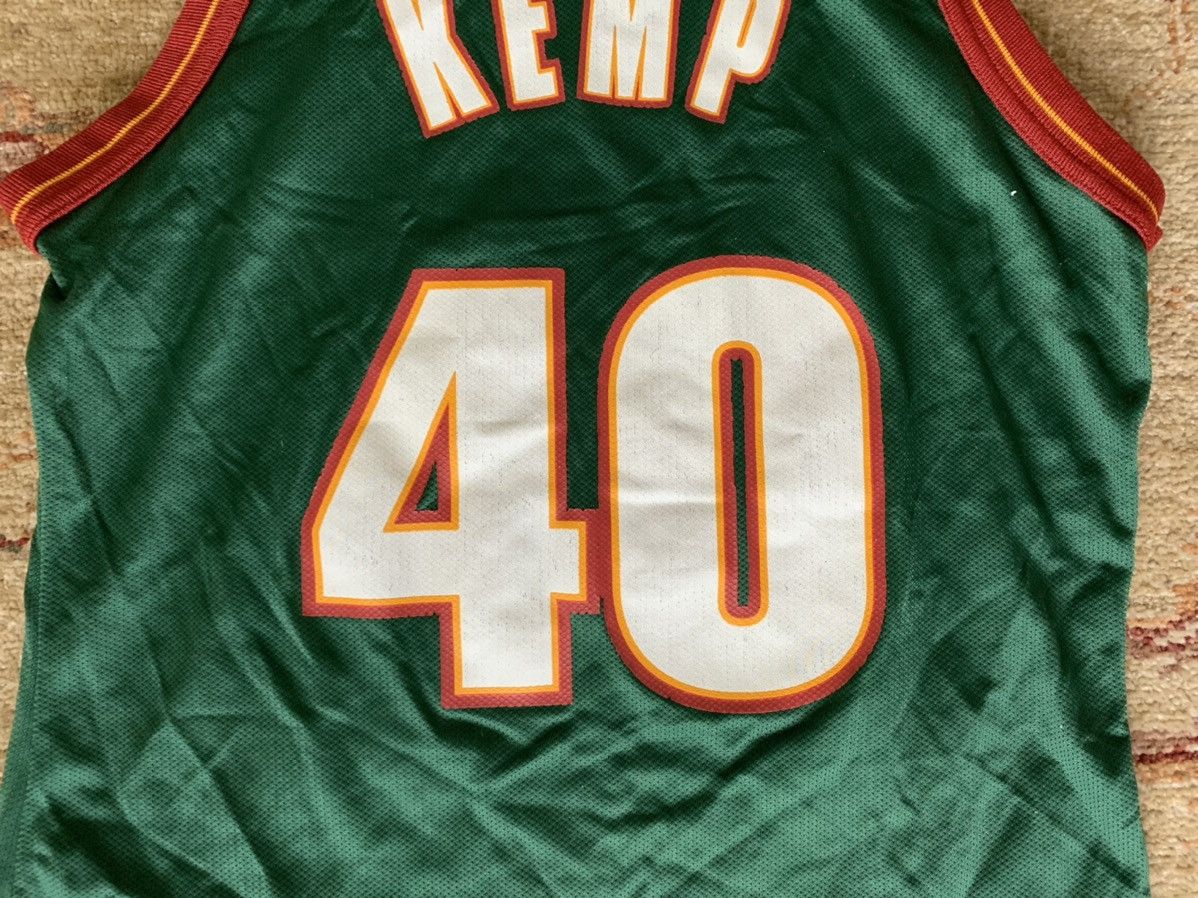 Champion × NBA × Vintage Vintage Shawn Kemp Seattle SuperSonics NBA Champion Jersey Size US M / EU 48-50 / 2 - 8 Thumbnail