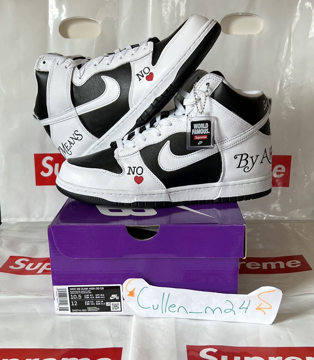 Nike × Supreme Supreme x Nike Sb Dunk High Size US 10.5 / EU 43-44 - 1 Thumbnail