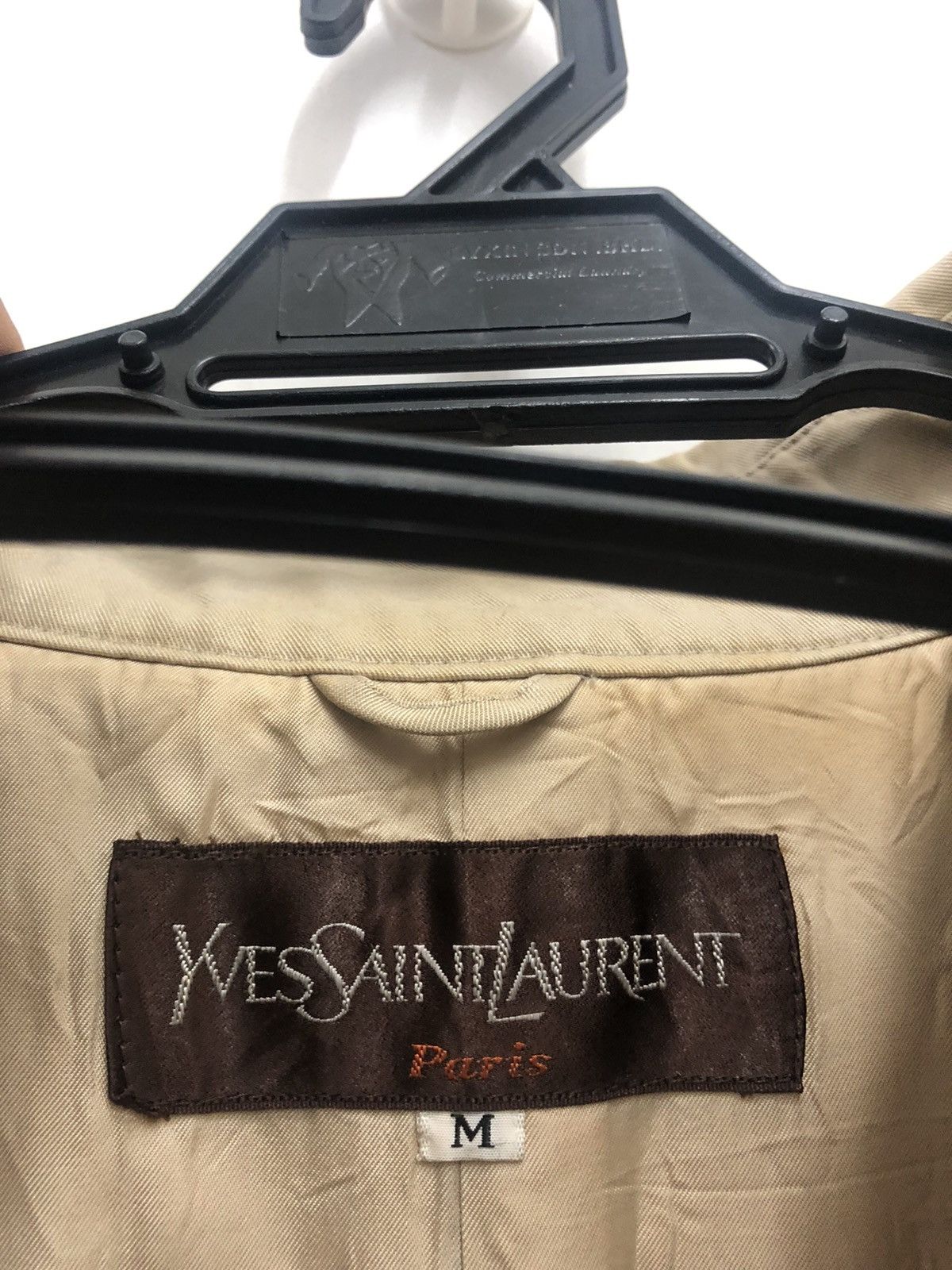 Yves Saint Laurent Rare 90s Vintage YSL YVES SAINT LAURENT Trench Coat Jacket Size US M / EU 48-50 / 2 - 4 Thumbnail