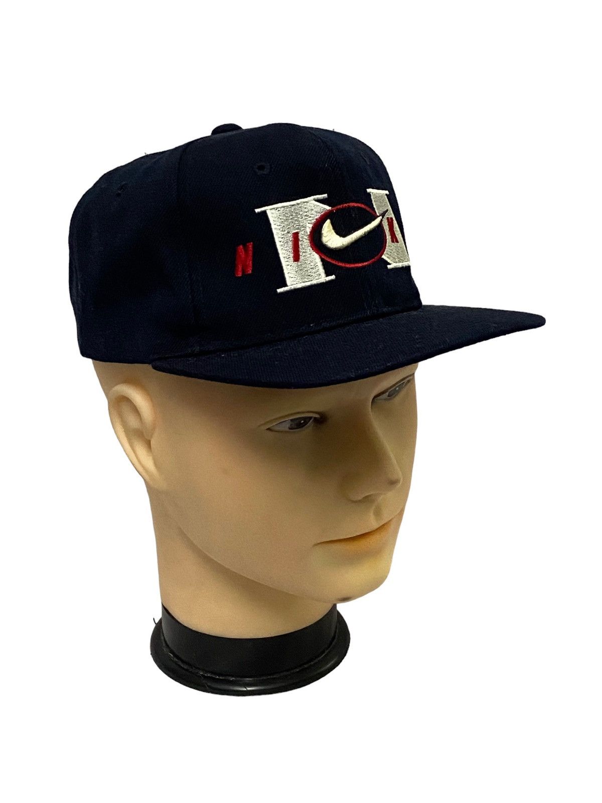 Nike Vintage 90s Nike M.Jorden Snapback Cap/Hats Size ONE SIZE - 6 Thumbnail