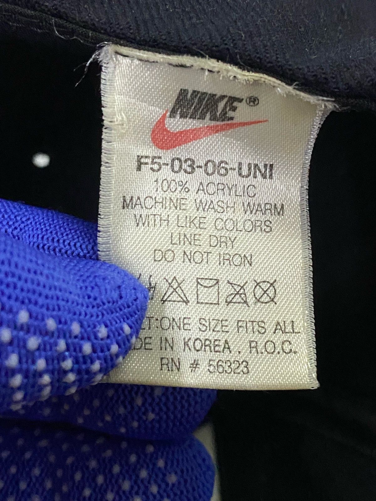 Nike Vintage 90s Nike M.Jorden Snapback Cap/Hats Size ONE SIZE - 7 Thumbnail