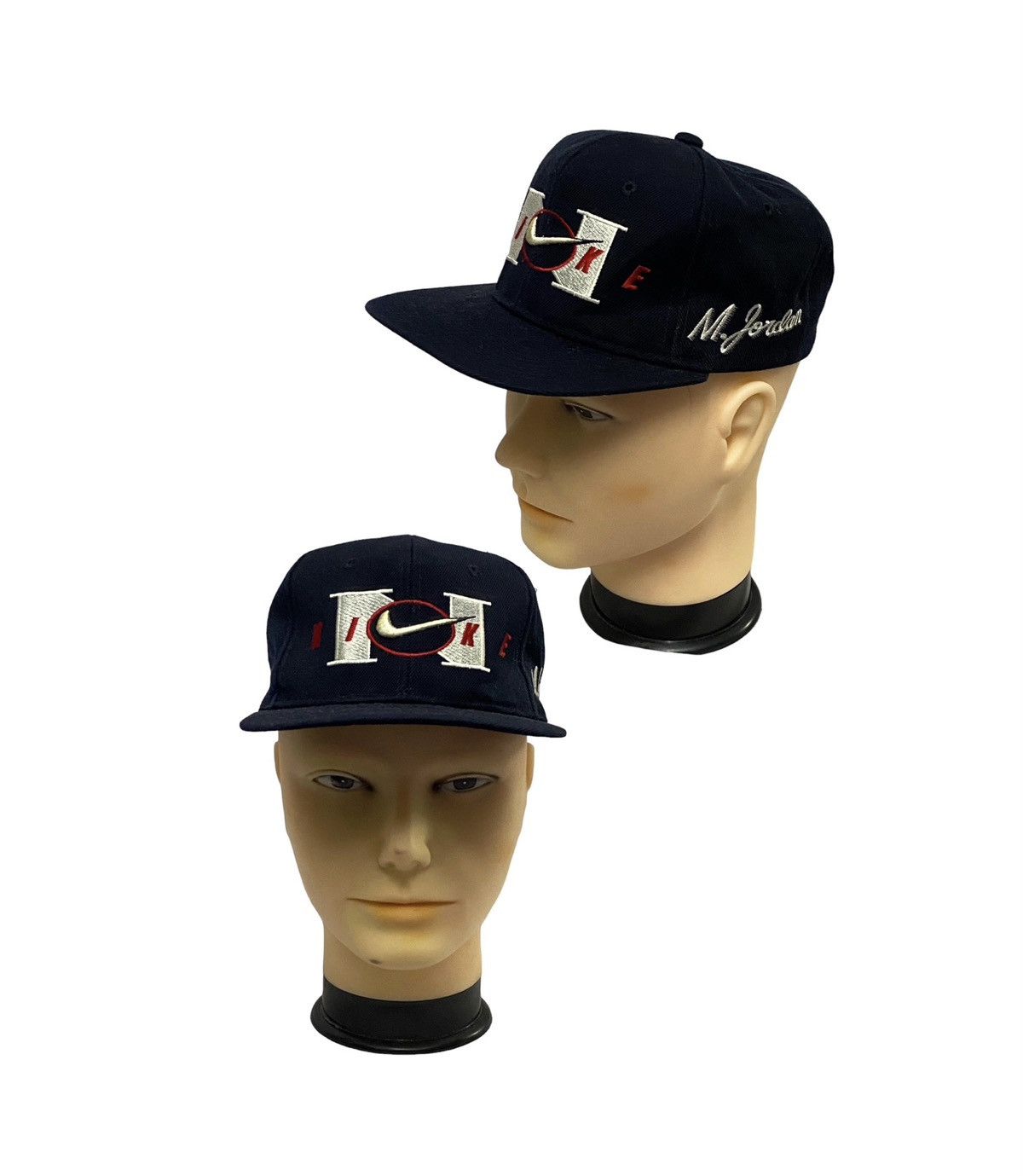 Nike Vintage 90s Nike M.Jorden Snapback Cap/Hats Size ONE SIZE - 1 Thumbnail