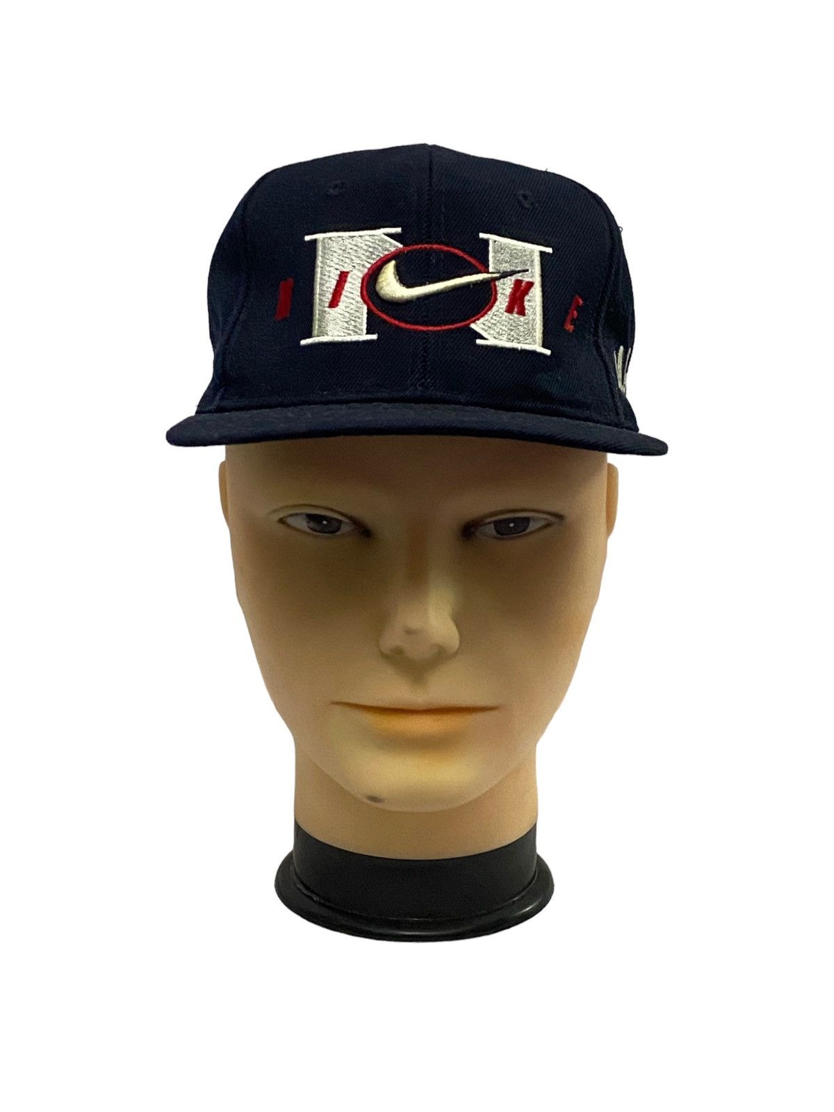 Nike Vintage 90s Nike M.Jorden Snapback Cap/Hats Size ONE SIZE - 2 Thumbnail