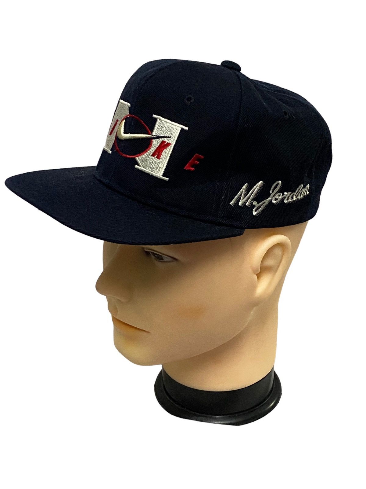 Nike Vintage 90s Nike M.Jorden Snapback Cap/Hats Size ONE SIZE - 5 Thumbnail