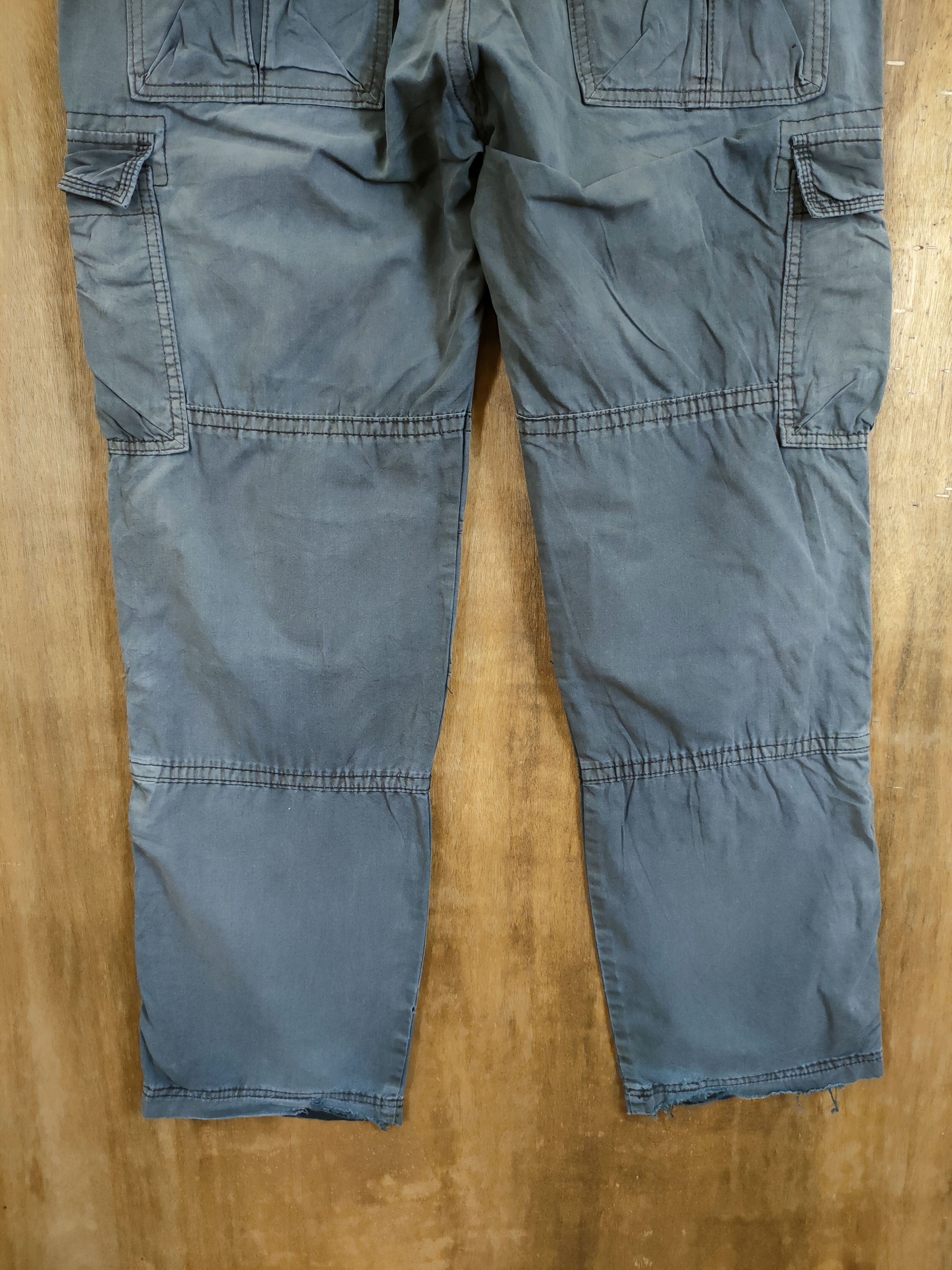 Japanese Brand Japan faded multi pocket tactical cargo pants #46-747 Size US 33 - 7 Thumbnail