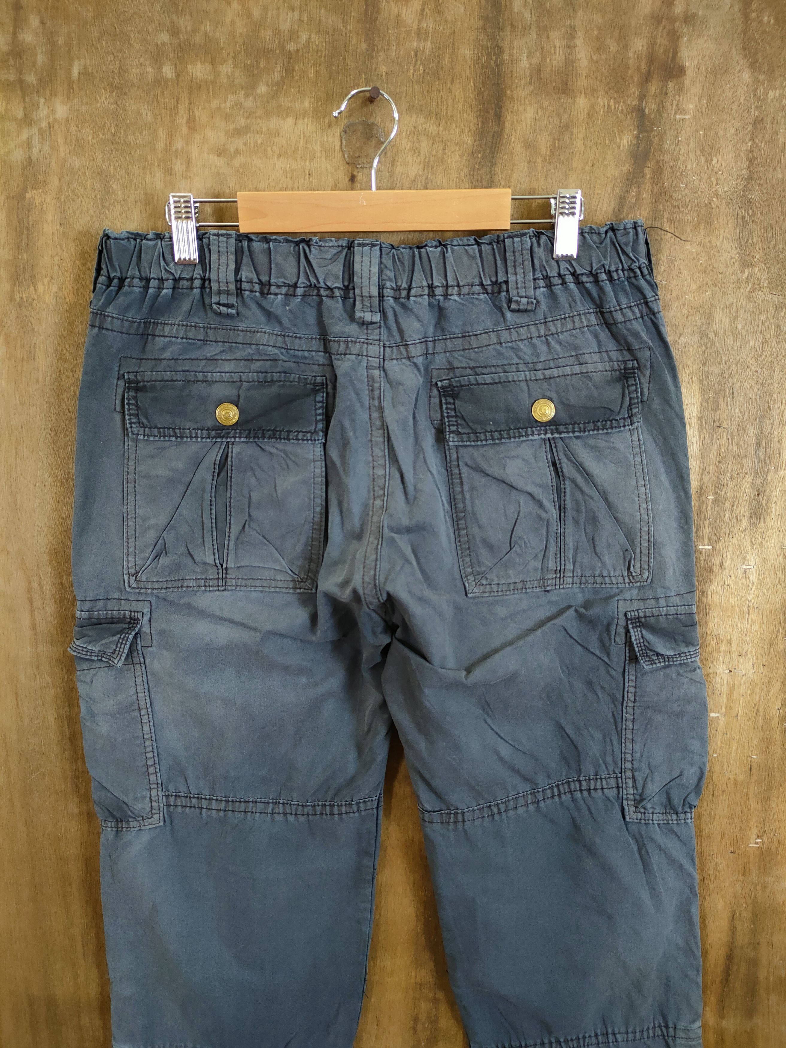 Japanese Brand Japan faded multi pocket tactical cargo pants #46-747 Size US 33 - 8 Thumbnail