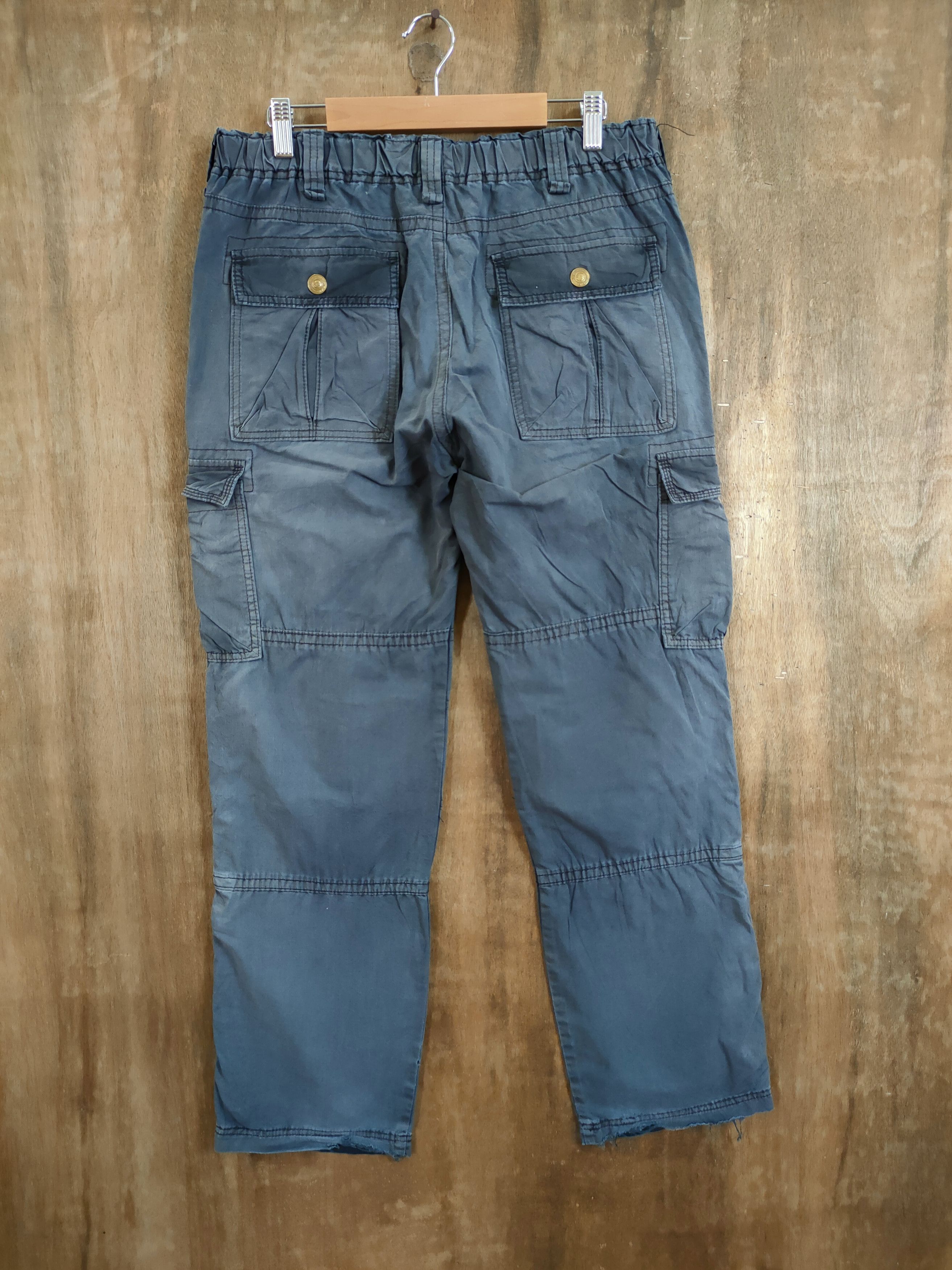 Japanese Brand Japan faded multi pocket tactical cargo pants #46-747 Size US 33 - 6 Thumbnail