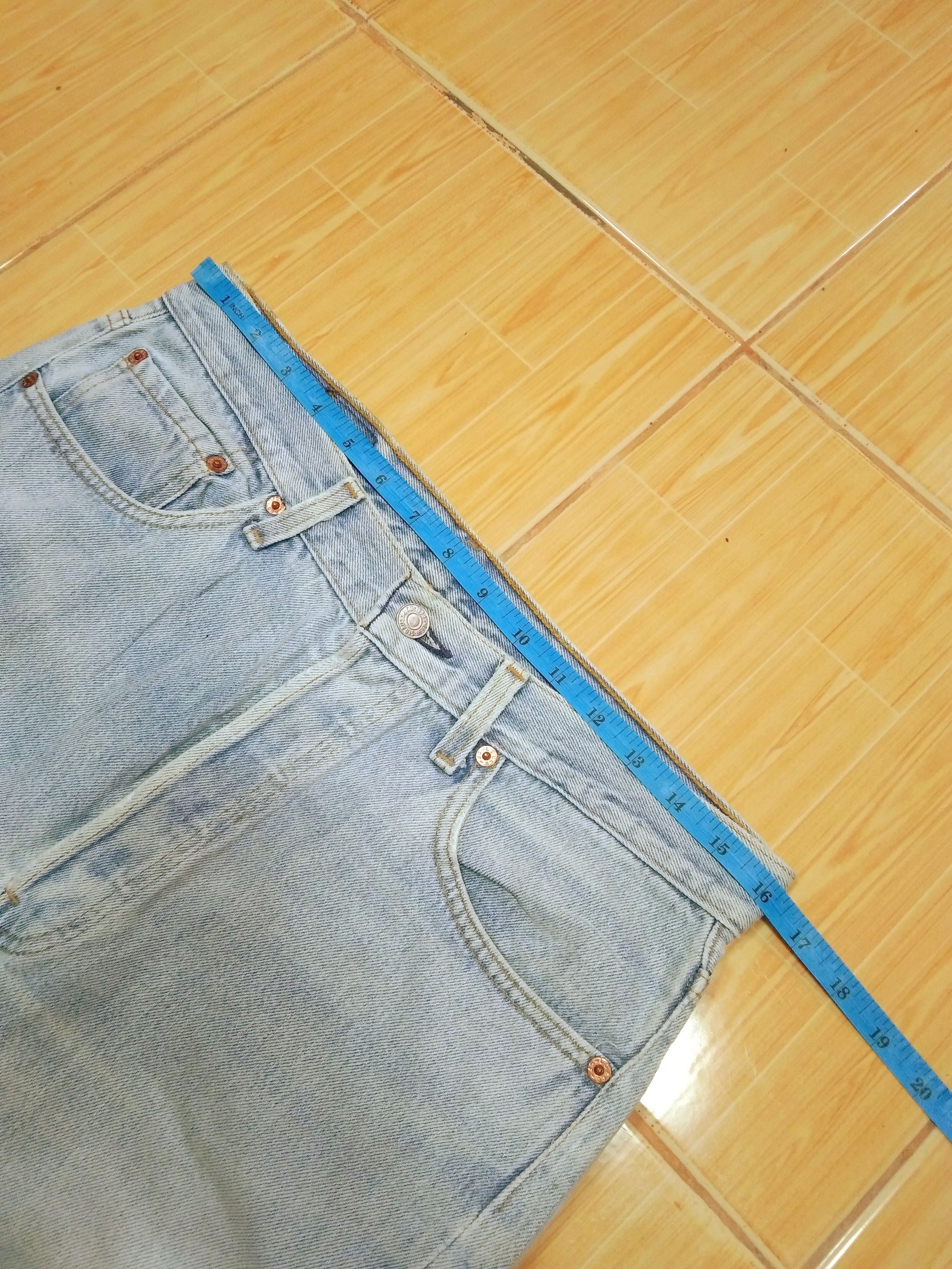 Levi's × Vintage 90s Vintage Levis 501 Made In USA Distressed Jeans 32x31 Size US 32 / EU 48 - 8 Thumbnail