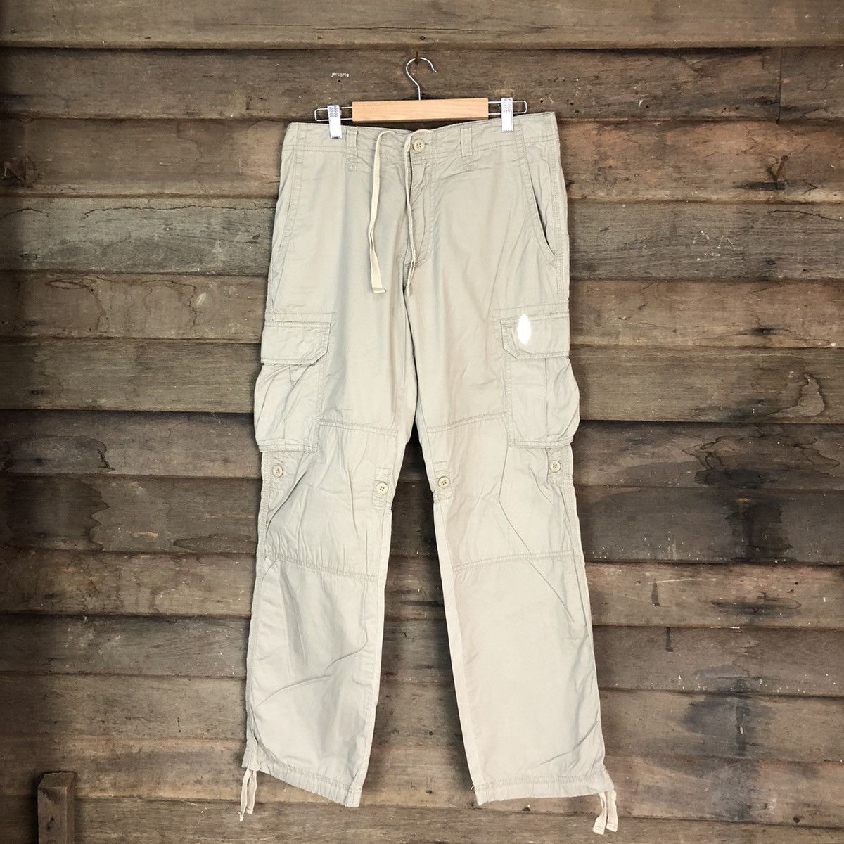 Image of Uniqlo Japan Brown Cargo Multipocket Pants 1513, Men's (Size 31)