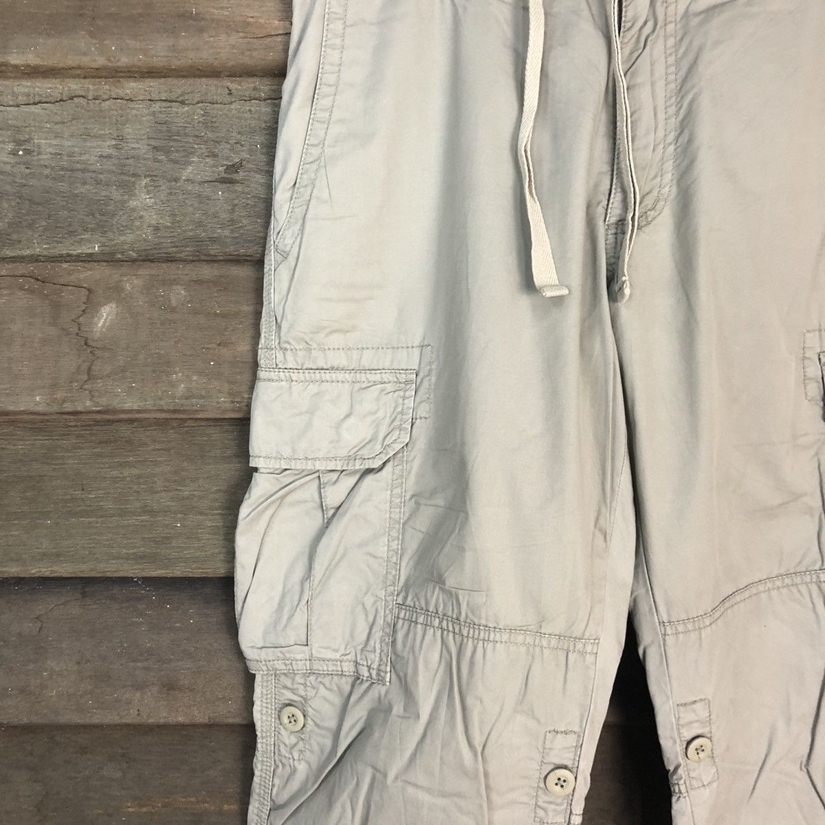 Japanese Brand DLL Uniqlo japan Brown Cargo Multipocket Pants #1513 Size US 32 / EU 48 - 4 Thumbnail