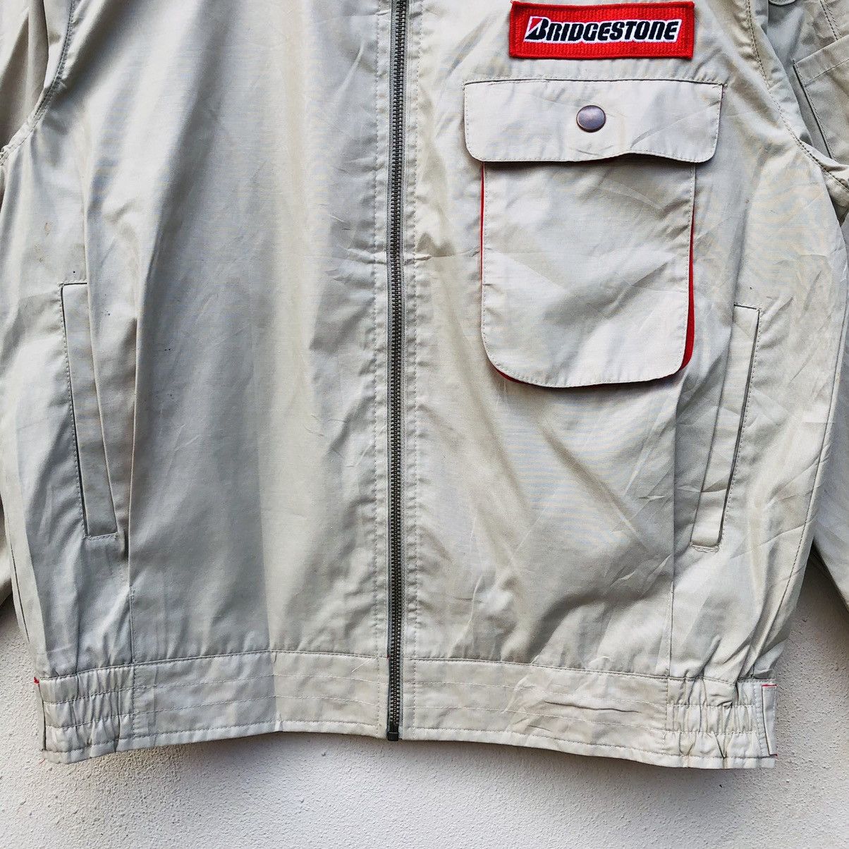Japanese Brand × Vintage Vintage BRIDGESTONE WORKWEAR Jacket Size US M / EU 48-50 / 2 - 8 Thumbnail