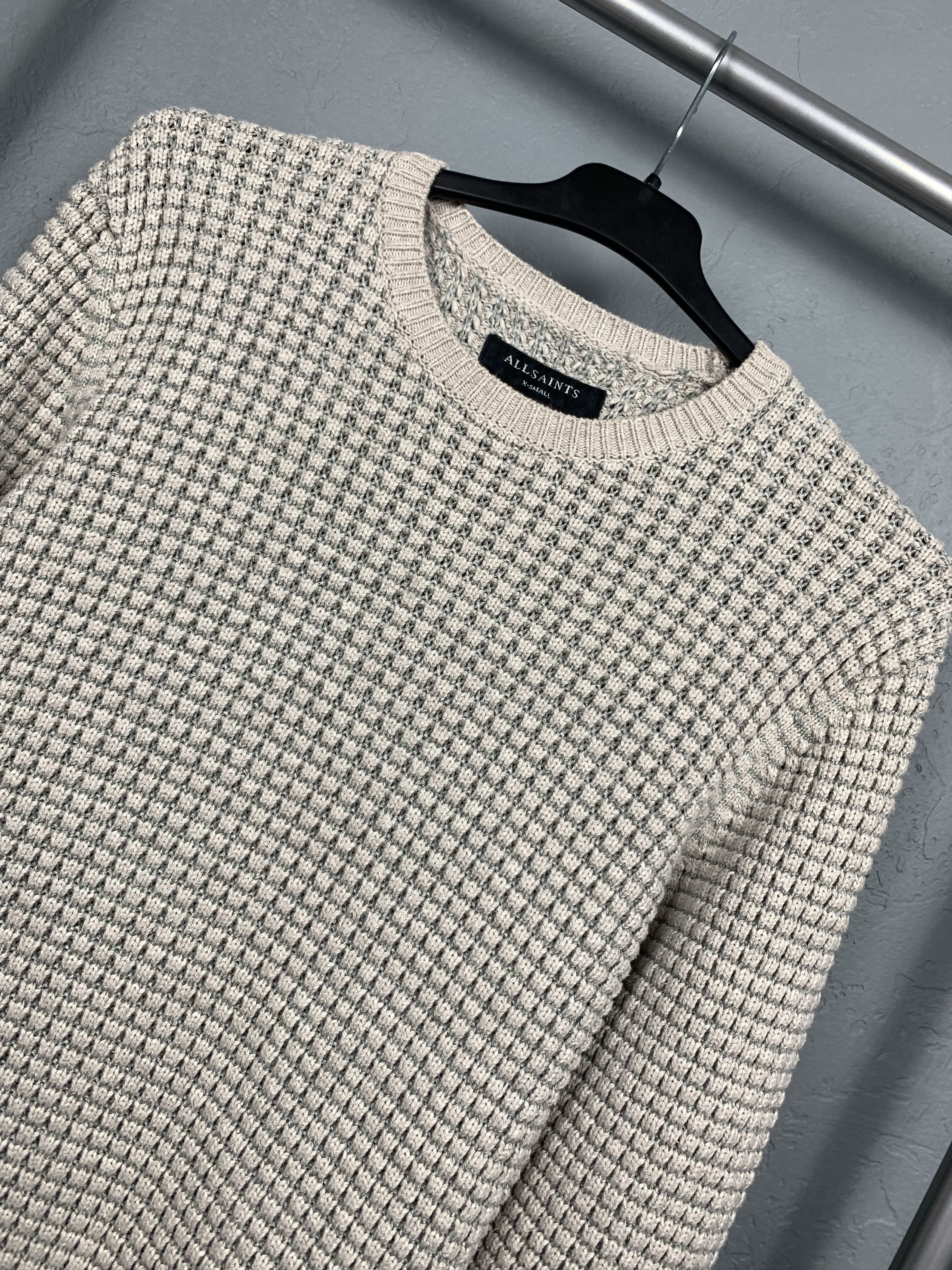 Allsaints Allsaints Vintage Mens Eydon Crew Neck Knit Sweater Size US S / EU 44-46 / 1 - 2 Thumbnail