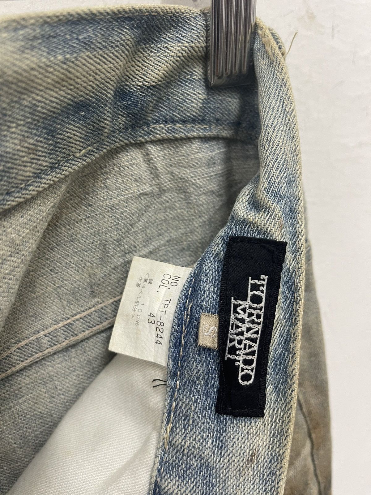 Tornado Mart Rare Vintage TORNADO MART Paint Splattered Mud Wash Jeans Size US 30 / EU 46 - 8 Thumbnail