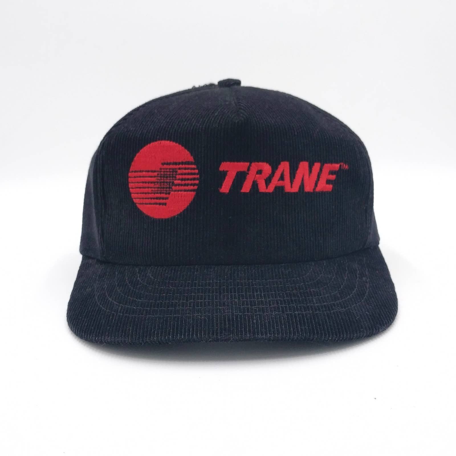 Vintage Vintage Trane Corduroy Snapback Trucker Hat 70s 80s Cap USA Size ONE SIZE - 2 Thumbnail