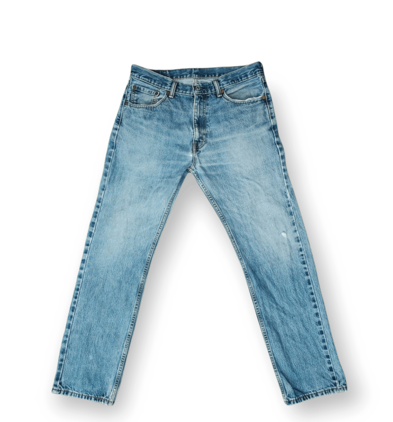 Levi's × Vintage Rare Vintage 1990’s Levi’s 505 Light Blue Wash Denim Jeans Size US 33 - 1 Thumbnail