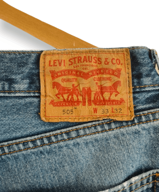 Levi's × Vintage Rare Vintage 1990’s Levi’s 505 Light Blue Wash Denim Jeans Size US 33 - 9 Thumbnail