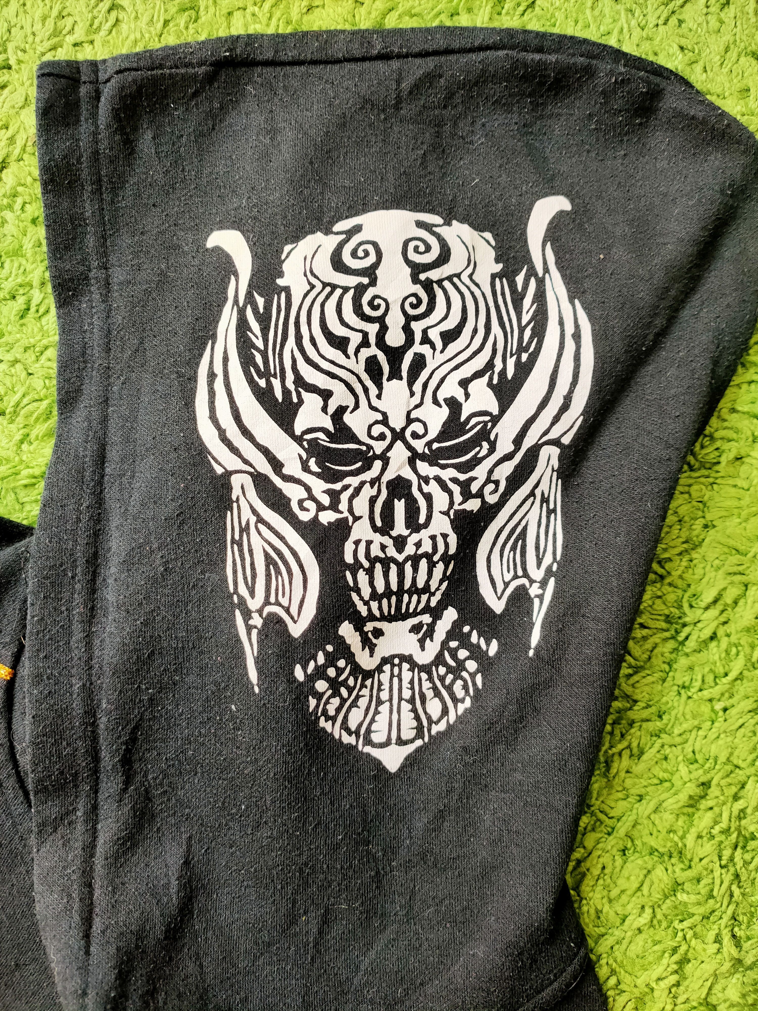 Japanese Brand Vintage Skull 💀 Big Logo Zipup Sweatshirt Size US L / EU 52-54 / 3 - 7 Thumbnail