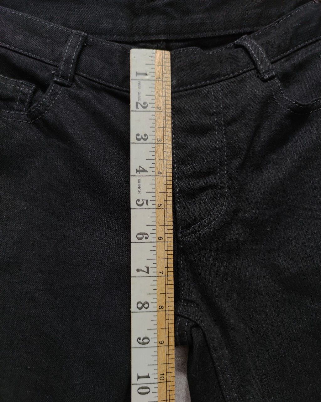 Seditionaries UNIQLO Bondage Reflective Velcro Strap Black Denim Pants Size US 29 - 11 Thumbnail