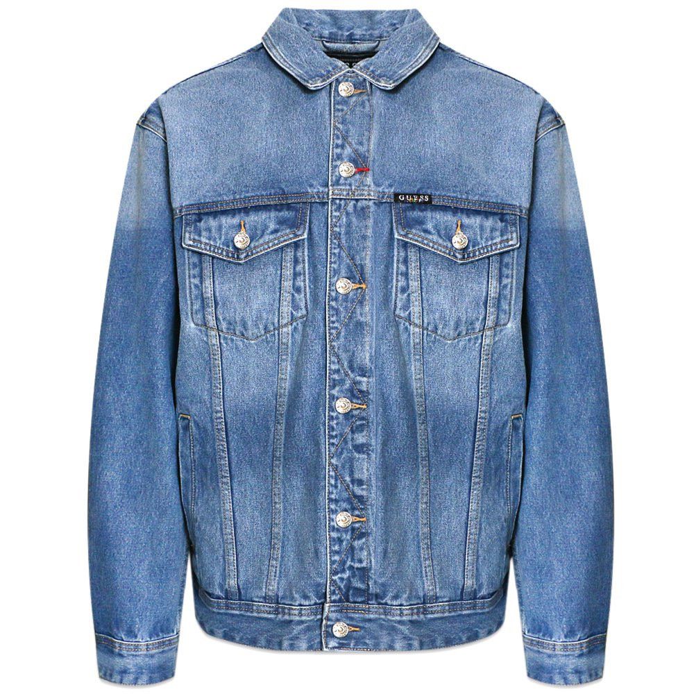 Guess × J Balvin Guess X J Balvin Oversized Denim Embroidery Logo Jacket Size US M / EU 48-50 / 2 - 4 Thumbnail