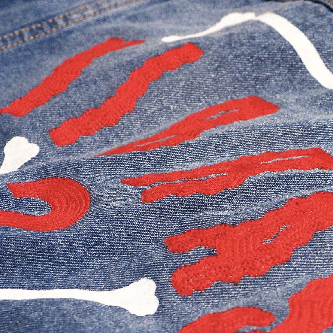 Guess × J Balvin Guess X J Balvin Oversized Denim Embroidery Logo Jacket Size US M / EU 48-50 / 2 - 7 Thumbnail