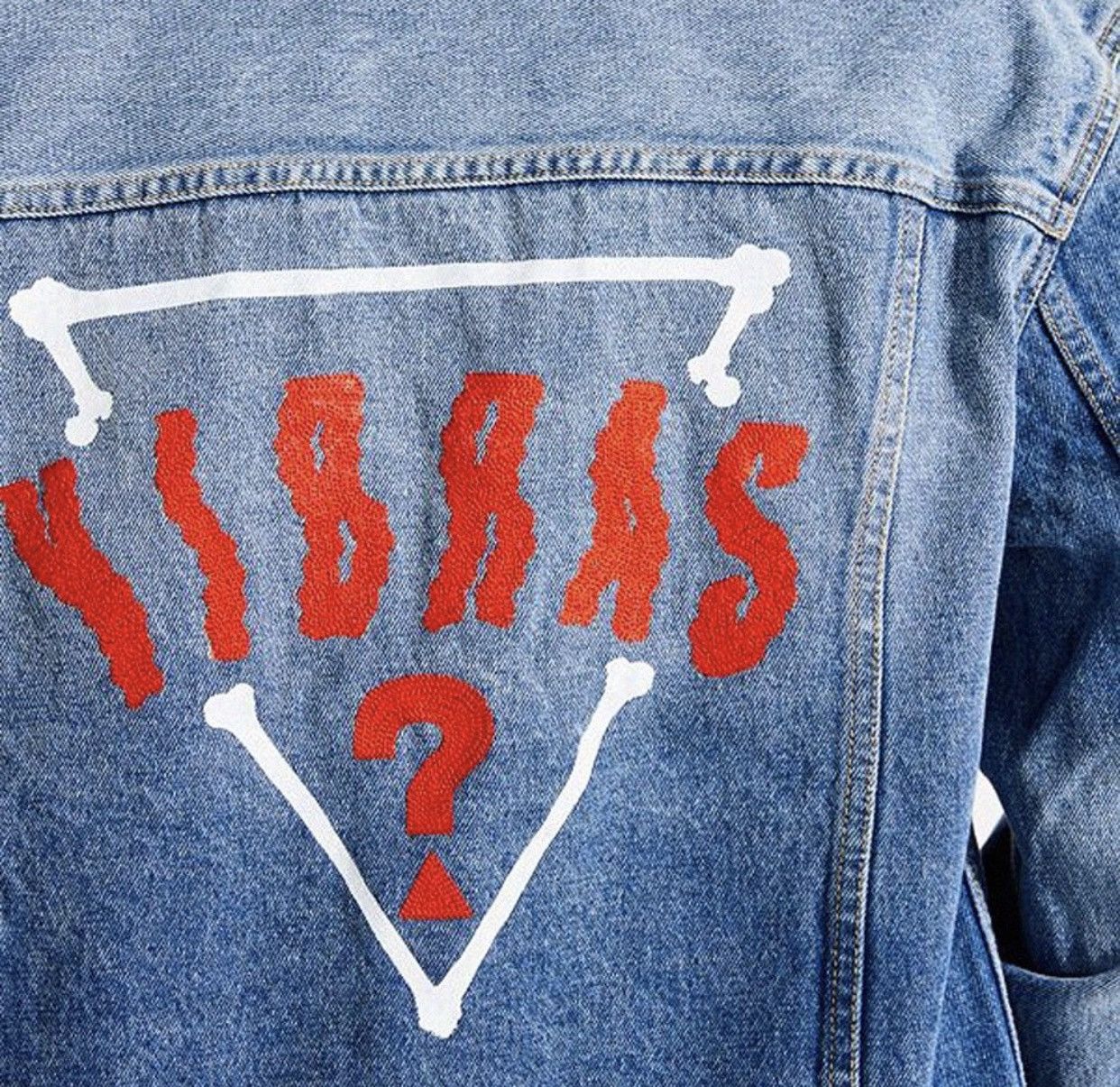 Guess × J Balvin Guess X J Balvin Oversized Denim Embroidery Logo Jacket Size US M / EU 48-50 / 2 - 6 Thumbnail