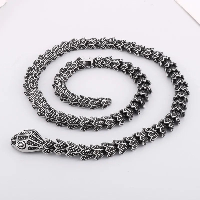 Jewelry Snake Link Chain Necklaces Size ONE SIZE - 2 Thumbnail