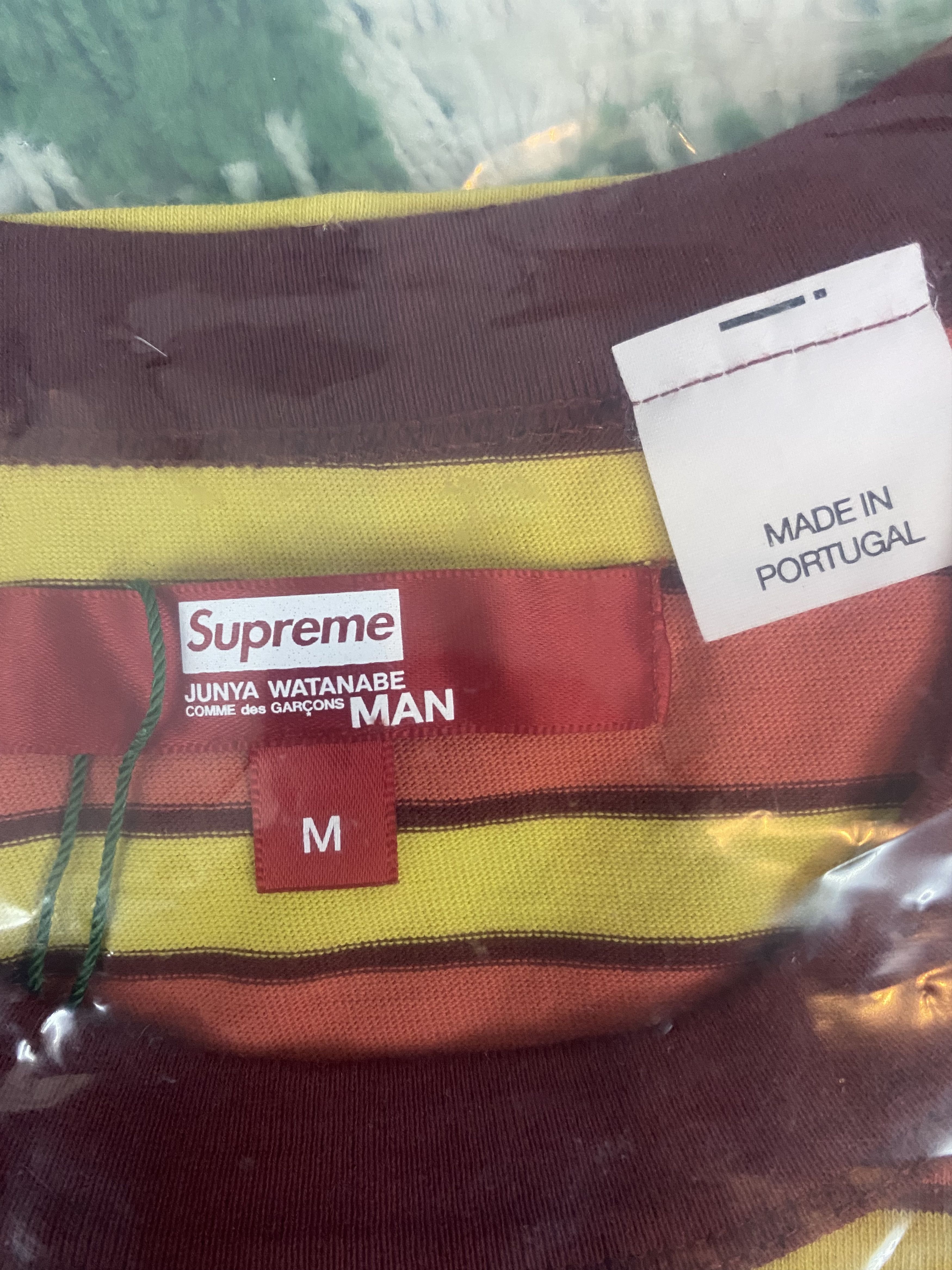 Comme des Garcons × Junya Watanabe × Supreme MAN Stripe S/S Top Size US M / EU 48-50 / 2 - 6 Thumbnail