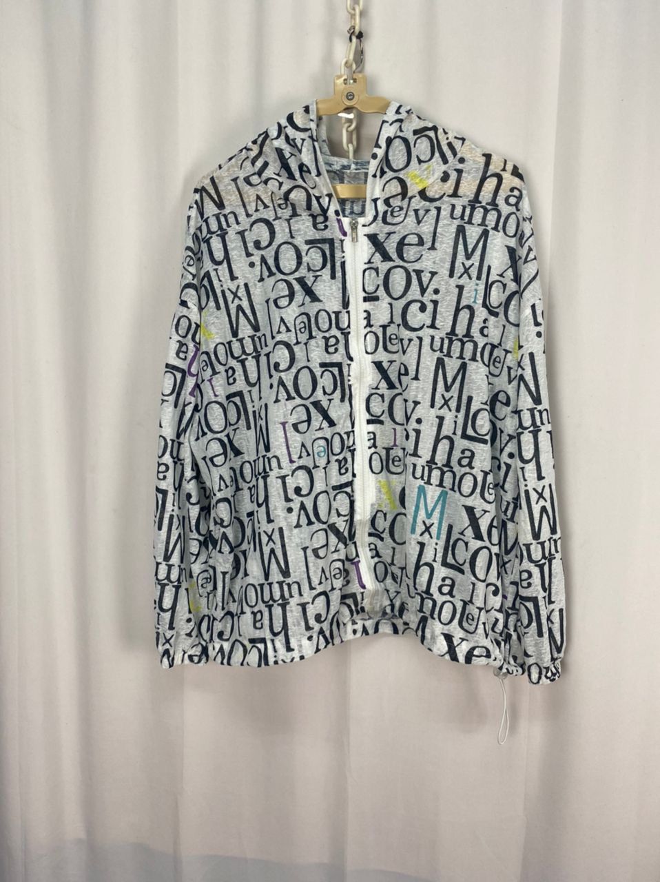 Japanese Brand Unbrand fullprint zipper hoodie Size L / US 10 / IT 46 - 8 Thumbnail