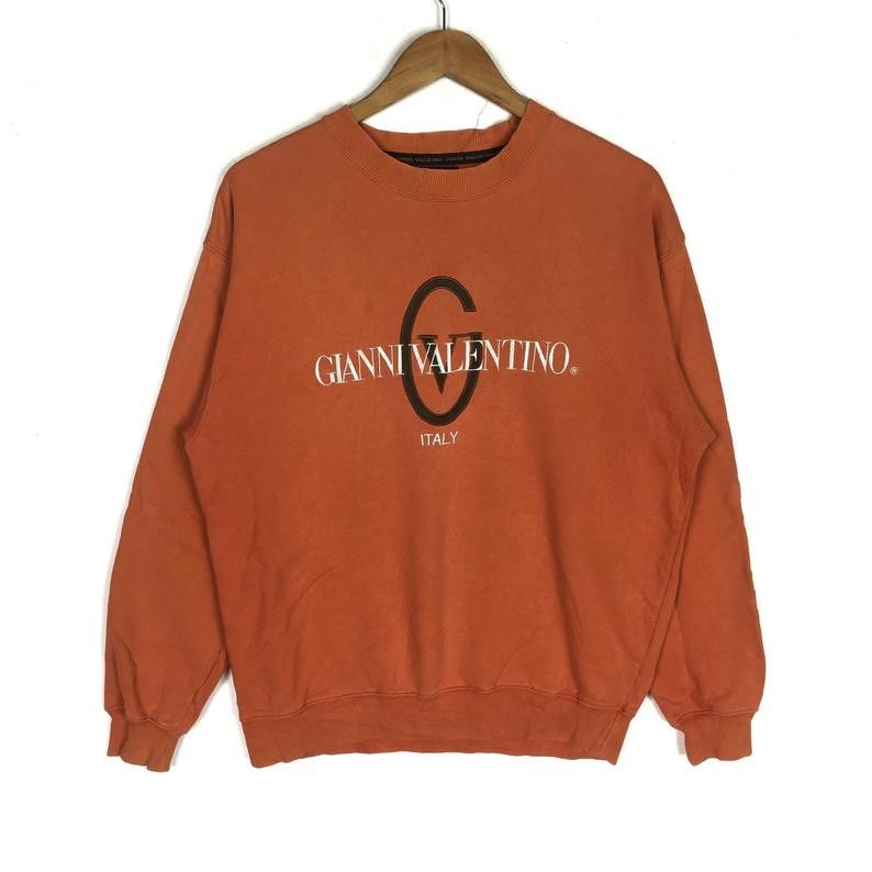 Gianni Valentino × Valentino Vintage Gianni valentino embroidered italy Sweatshirt Size US M / EU 48-50 / 2 - 1 Thumbnail