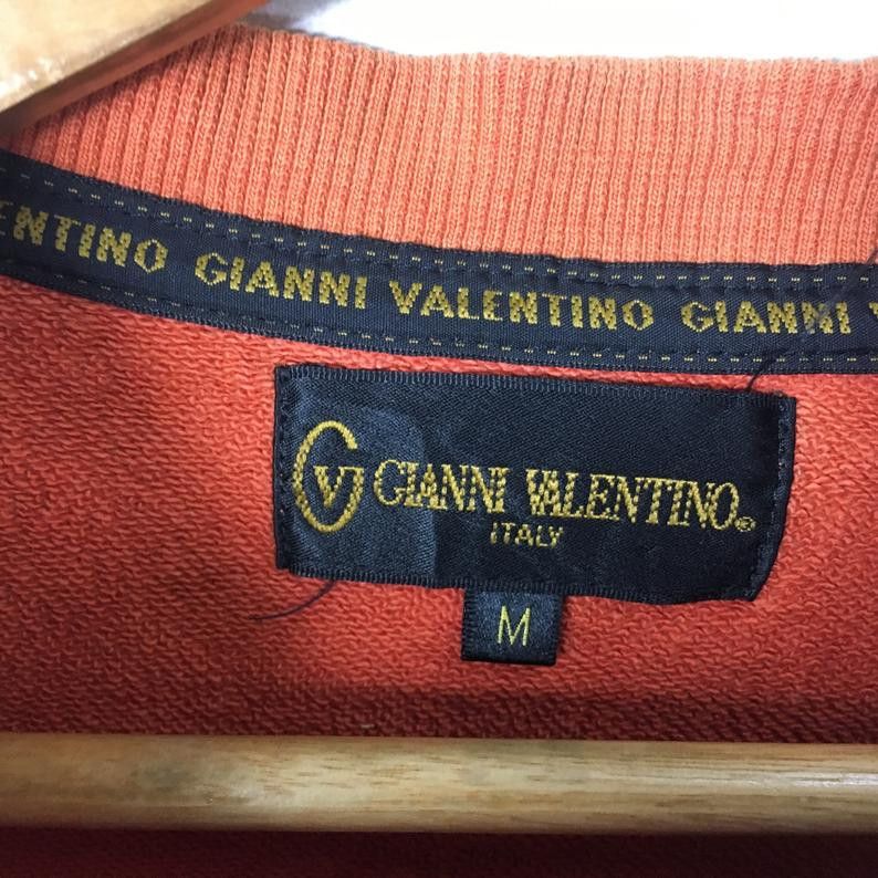 Gianni Valentino × Valentino Vintage Gianni valentino embroidered italy Sweatshirt Size US M / EU 48-50 / 2 - 2 Thumbnail