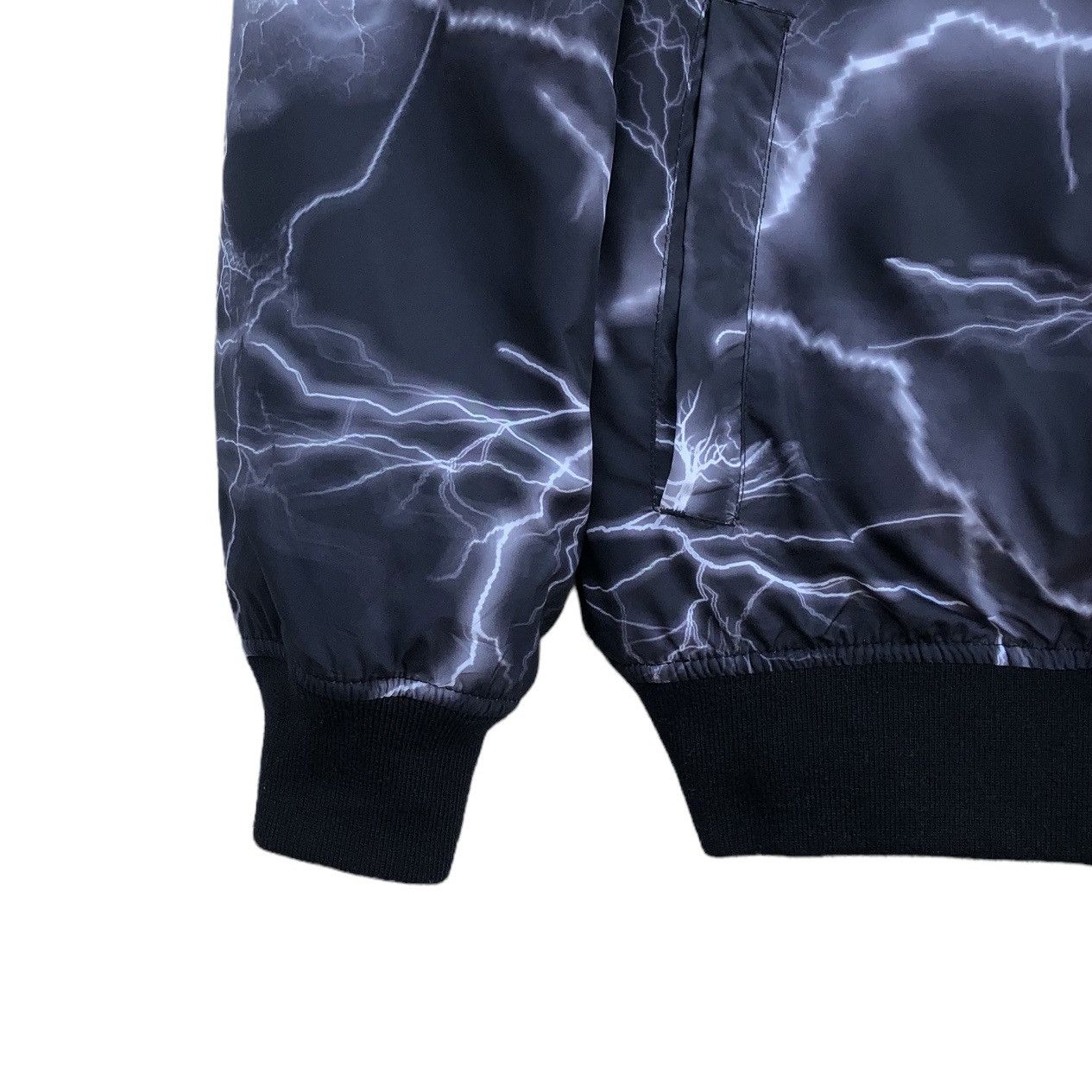 Japanese Brand Suggestion Thunder Print Reversible Quilted Bomber Jacket Size US M / EU 48-50 / 2 - 10 Thumbnail