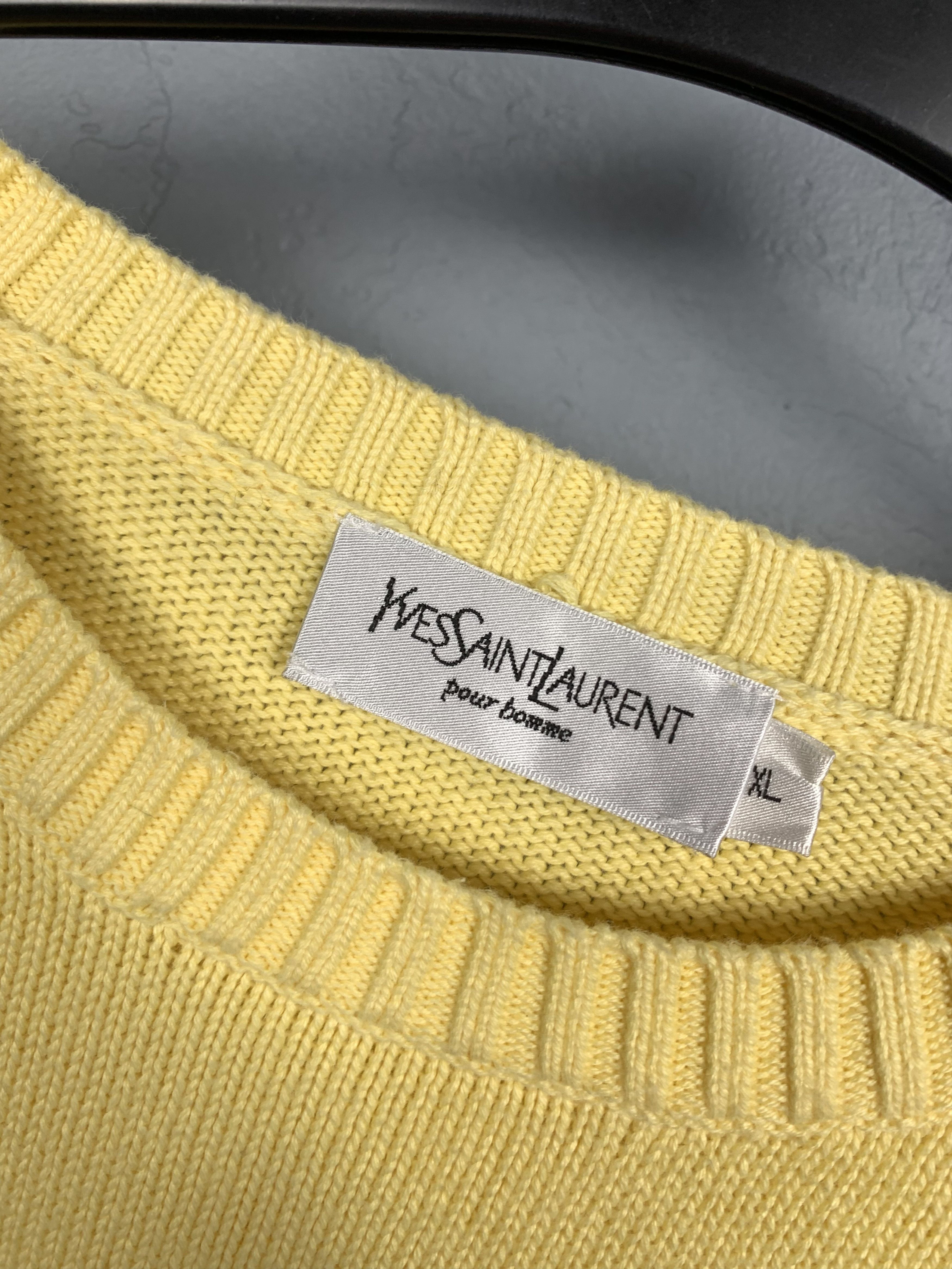 Yves Saint Laurent Yves Saint Laurent Pour Homme Mens YSL Sweater Size US XL / EU 56 / 4 - 3 Thumbnail
