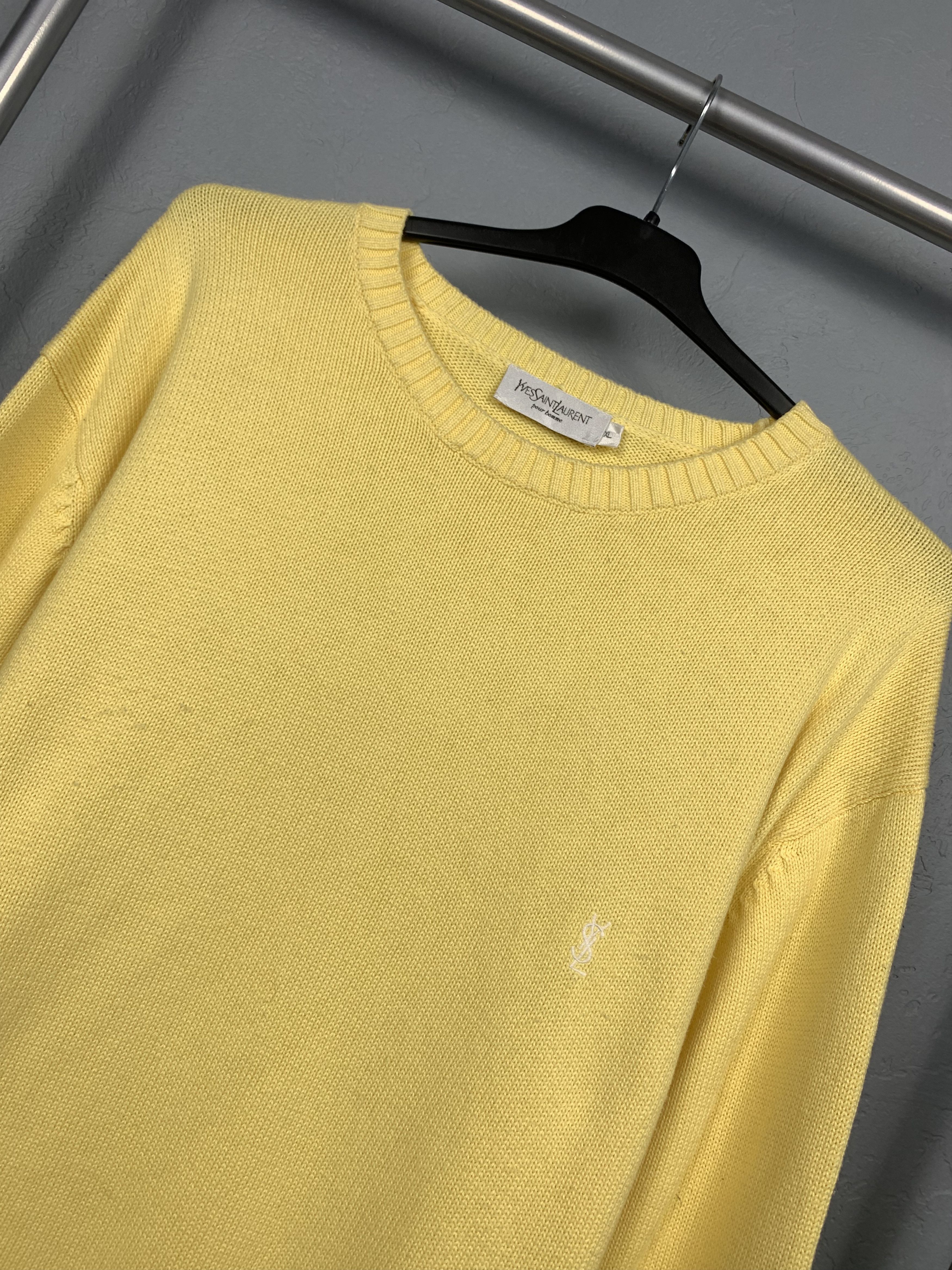Yves Saint Laurent Yves Saint Laurent Pour Homme Mens YSL Sweater Size US XL / EU 56 / 4 - 2 Thumbnail