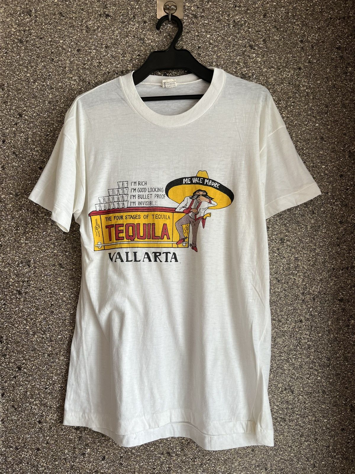 image of Made In USA x Vintage Tequila Ft84 in White, Men's (Size Large)