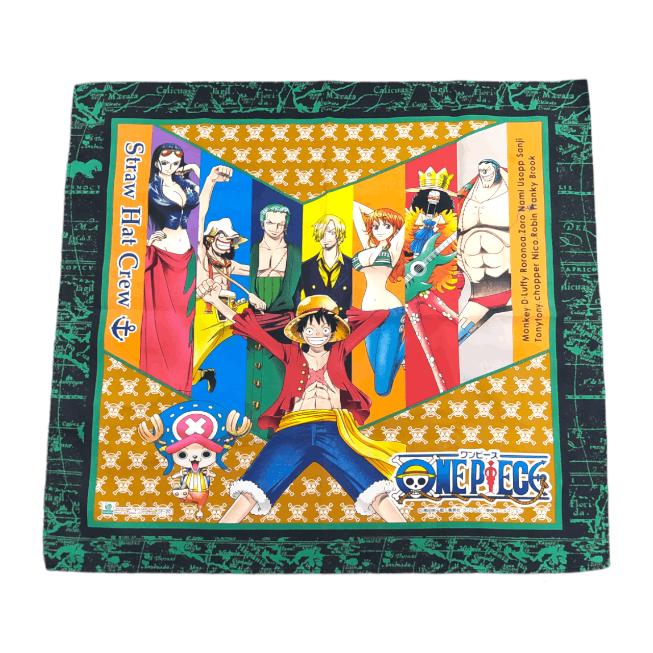 Anime One Piece vintage handkerchief Size ONE SIZE - 1 Thumbnail
