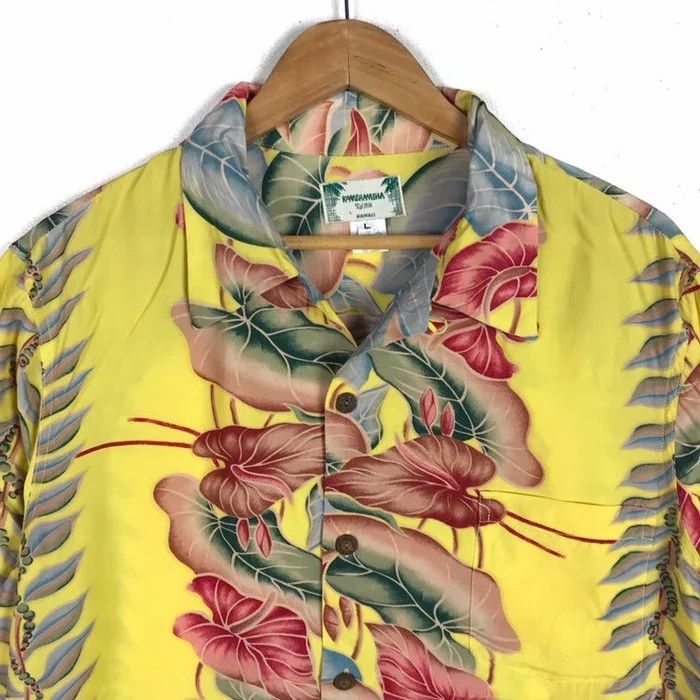Vintage Vintage 90s HAWAII KAMEHAMEHA RAYON Flower All Over Print Size US L / EU 52-54 / 3 - 2 Thumbnail