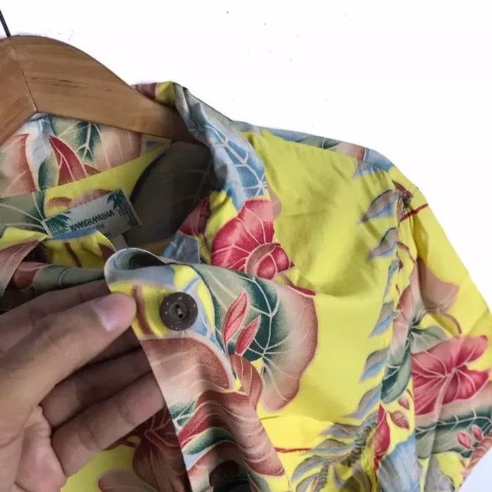 Vintage Vintage 90s HAWAII KAMEHAMEHA RAYON Flower All Over Print Size US L / EU 52-54 / 3 - 3 Thumbnail