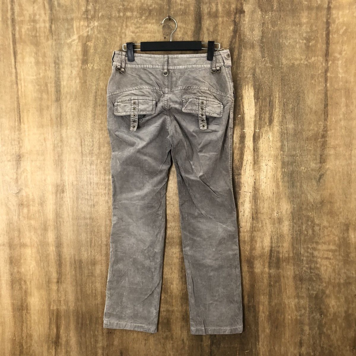 Japanese Brand Sabella Grey Corduroi Casual pants #6305 Size 27" / US 4 / IT 40 - 6 Thumbnail