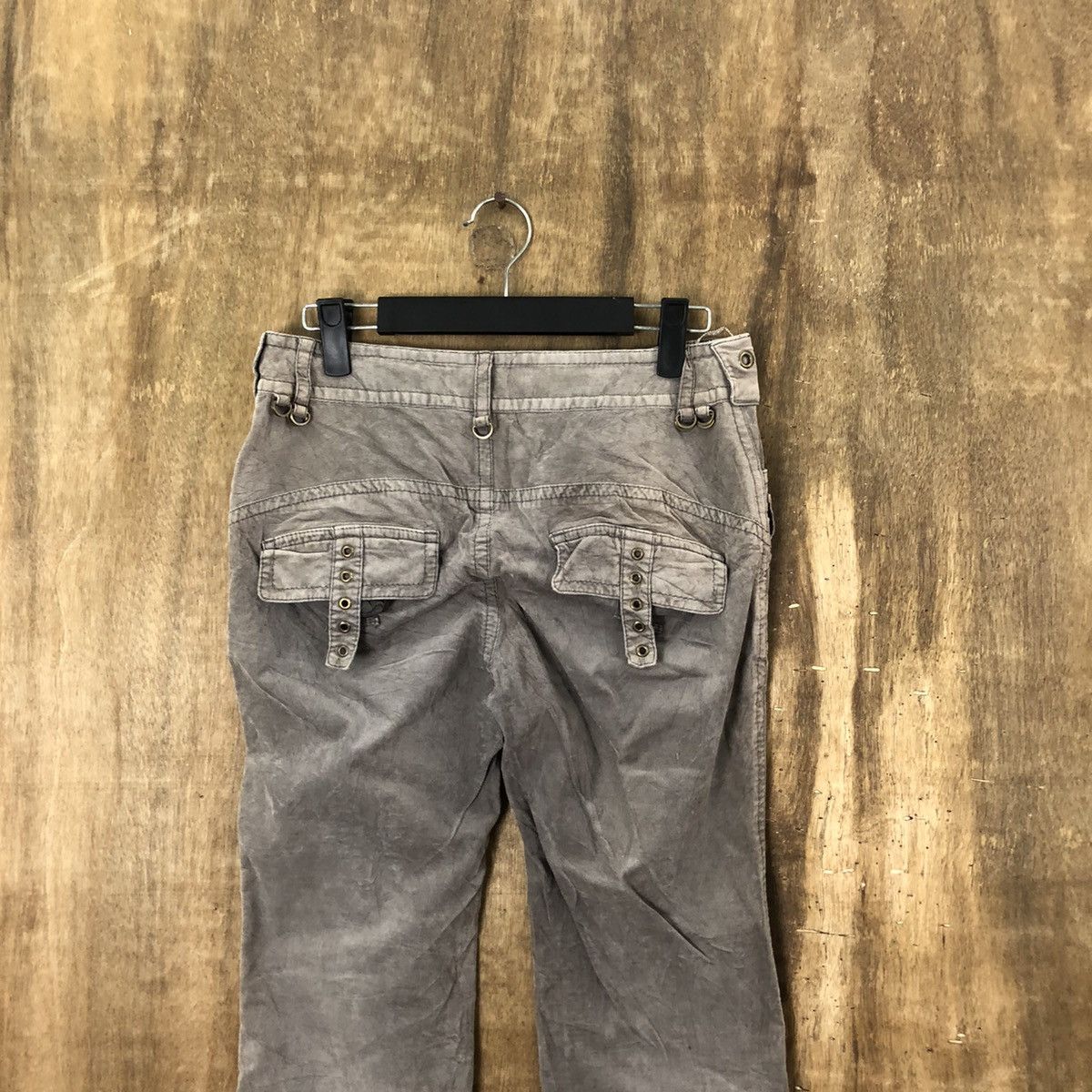 Japanese Brand Sabella Grey Corduroi Casual pants #6305 Size 27" / US 4 / IT 40 - 7 Thumbnail