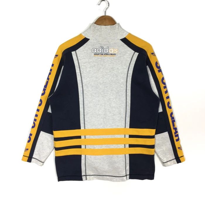 Vintage yellow adidas equipment sweatshirt sale