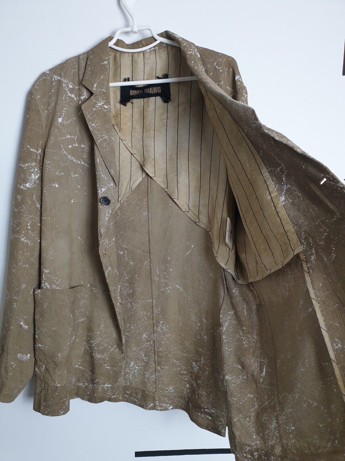 Uma Wang Uma Wang Suit Unisex Linen Blend Size M/L Size 38R - 10 Thumbnail